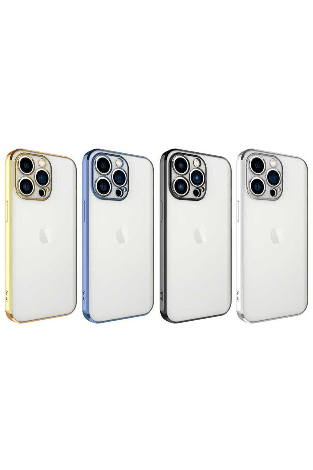 Apple iPhone 13 Pro Max Kılıf Zore Glitter Full Renkli Silikon Kapak