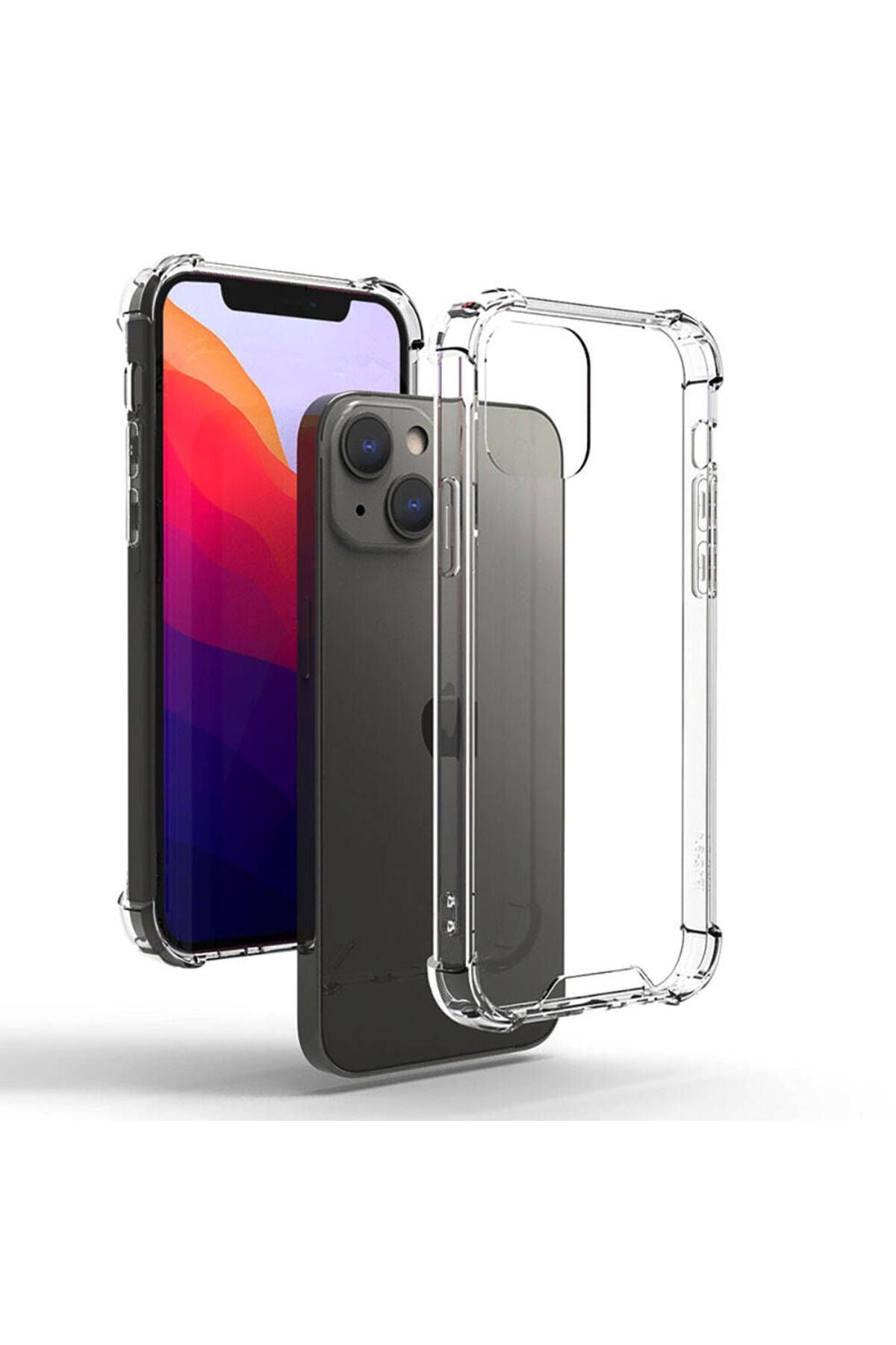 iPhone 15 Uyumlu BTZ Nitro Anti Shock Silikon-Renksiz