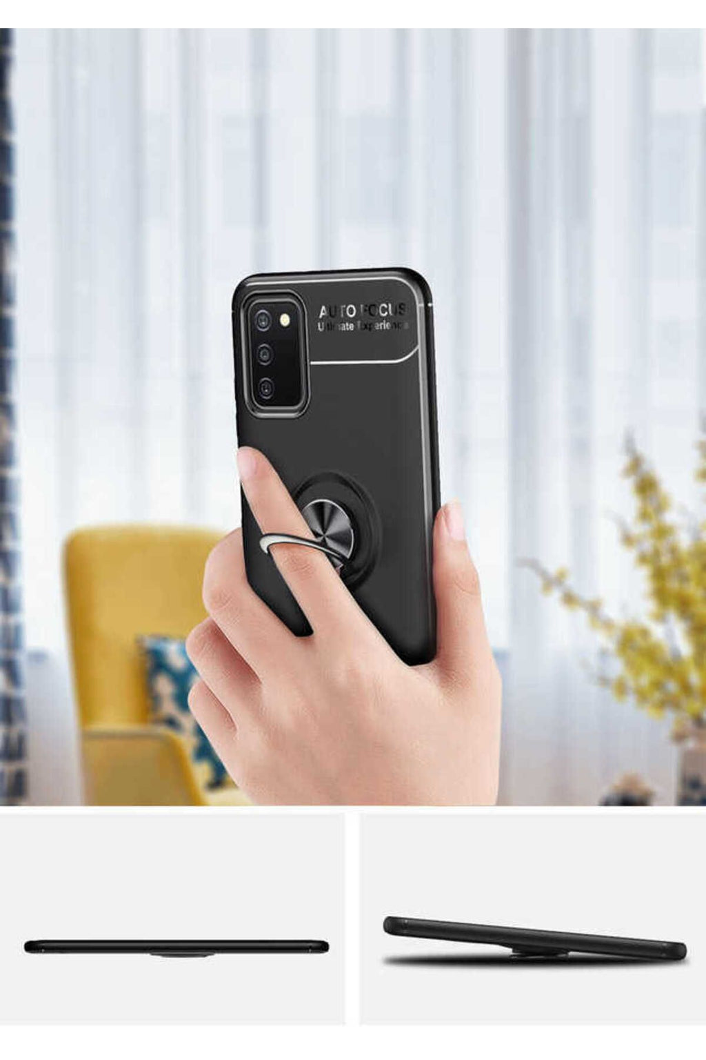 Galaxy A03s Kılıf GLLP Ravel Silikon Kapak - Kırmızı