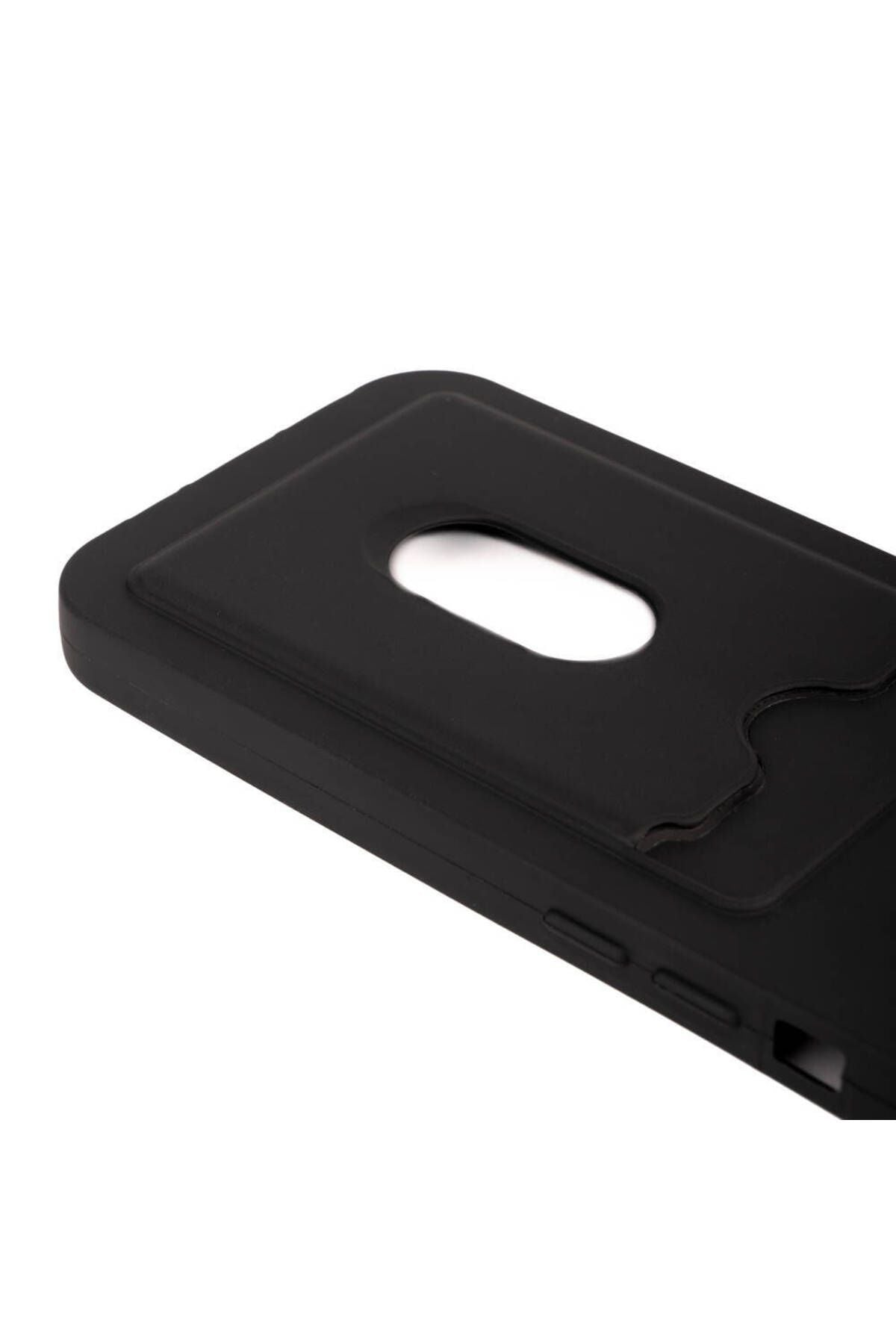 iPhone 15 Pro Max Kılıf Zore Dora Kartlıklı Silikon Kapak - Siyah