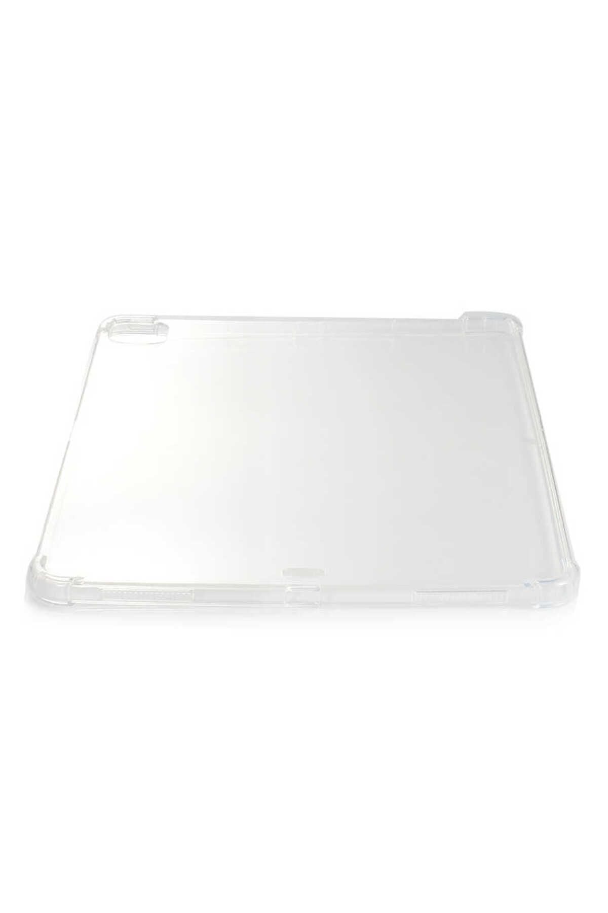 iPad Pro 12.9 2022 M2. Nesil Uyumlu Uyumlu Zore Tablet Nitro Anti Shock Silikon Kapak-Renksiz