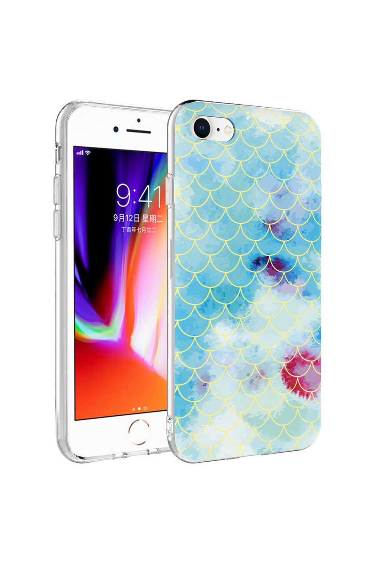 iPhone SE 2020 Kılıf Zore Bella Kapak - Leopar