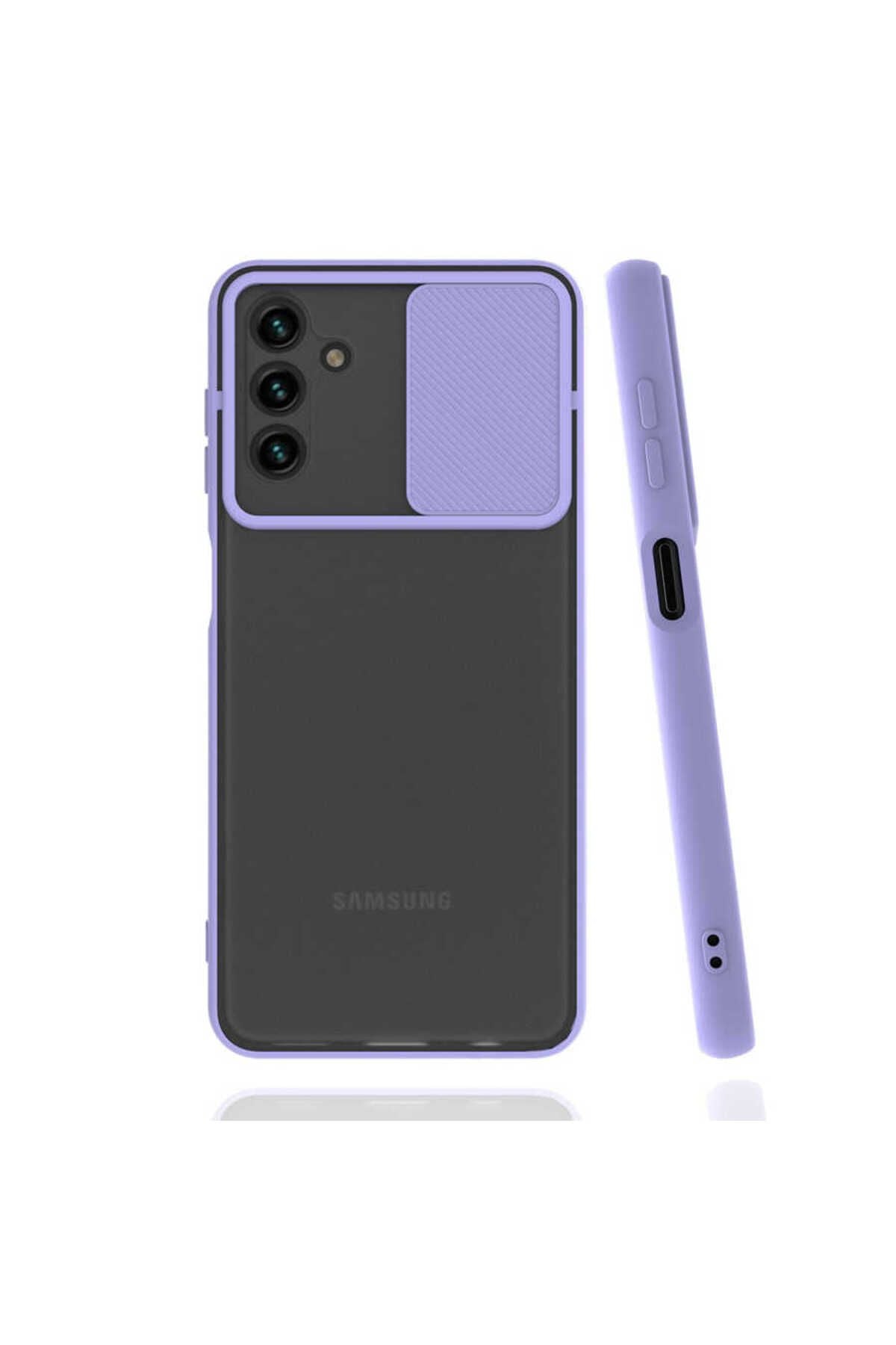 Galaxy A13 5G Kılıf Zore Lensi Kapak - Koyu Yeşil