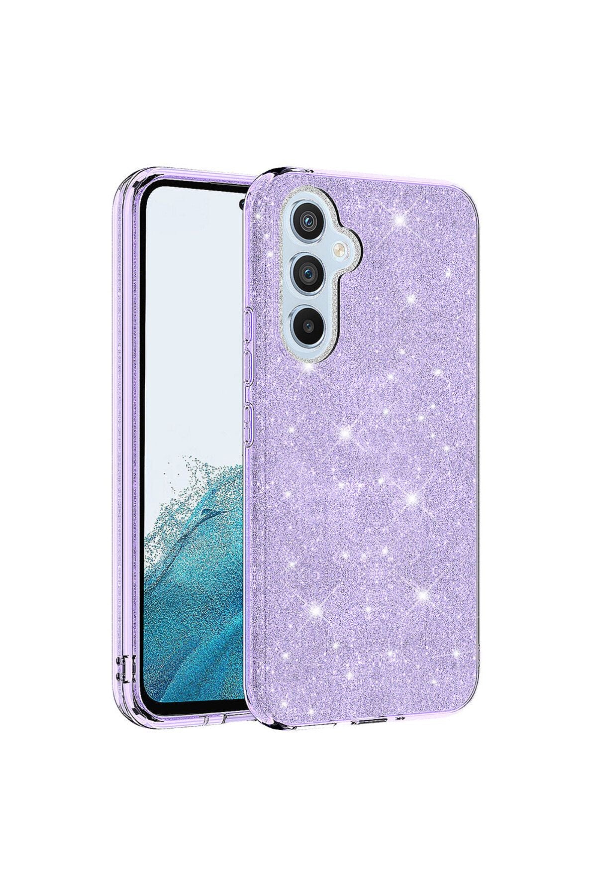 Galaxy A14 Kılıf Zore Shining Silikon - Pembe