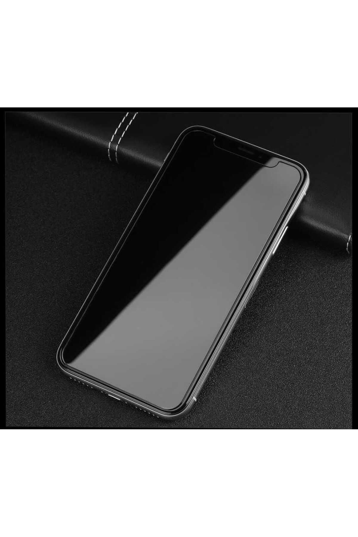 iPhone XS Max 6.5 Uyumlu Zore Rika Premium Privacy Temperli Cam Ekran Koruyucu