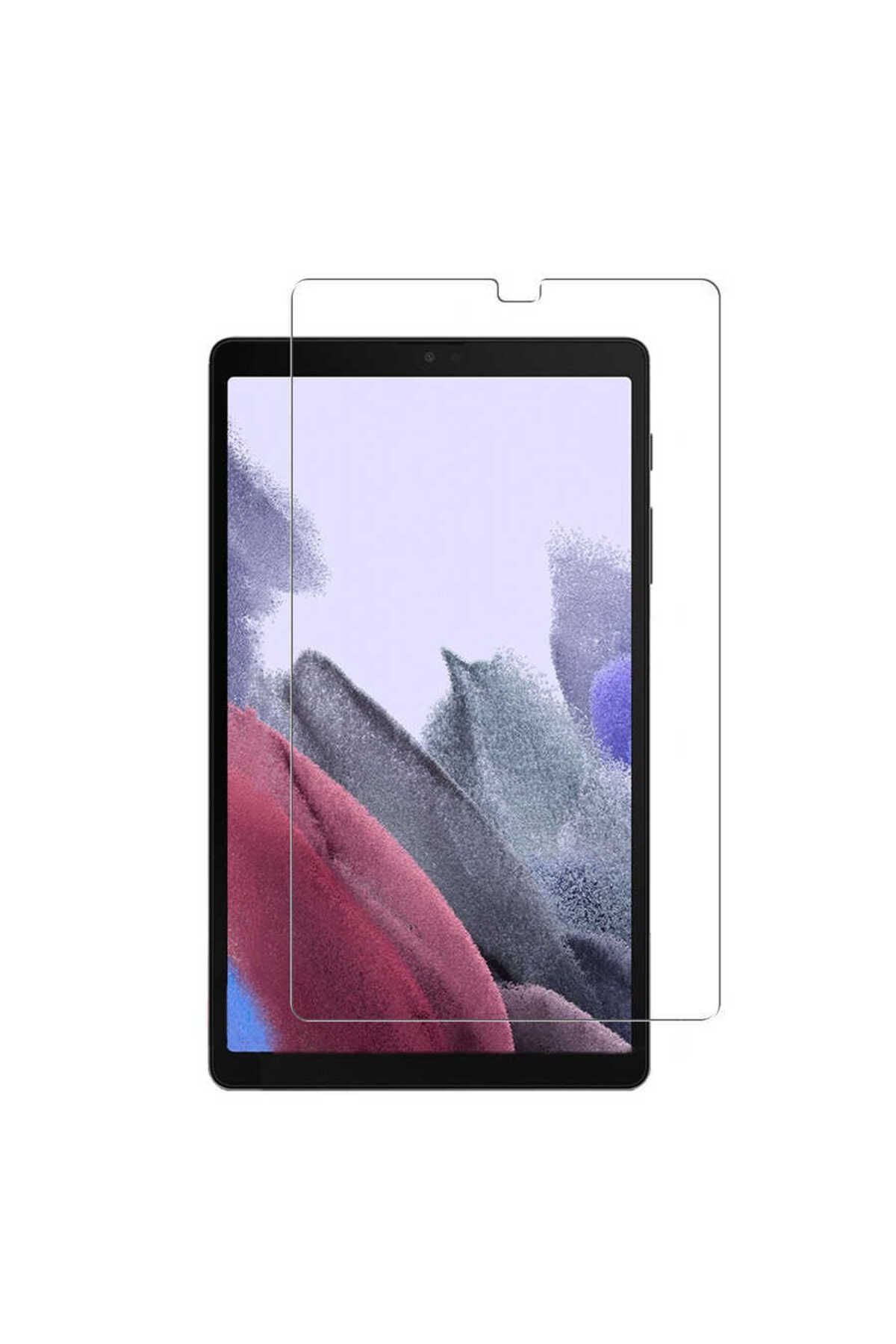 Galaxy Tab A7 Lite T225 Uyumlu Zore Tablet Temperli Cam Ekran Koruyucu-Renksiz