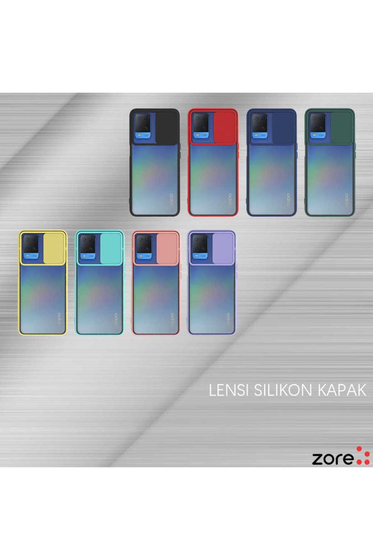 A54 4G Kılıf AKAV Lensi Kapak - Lacivert