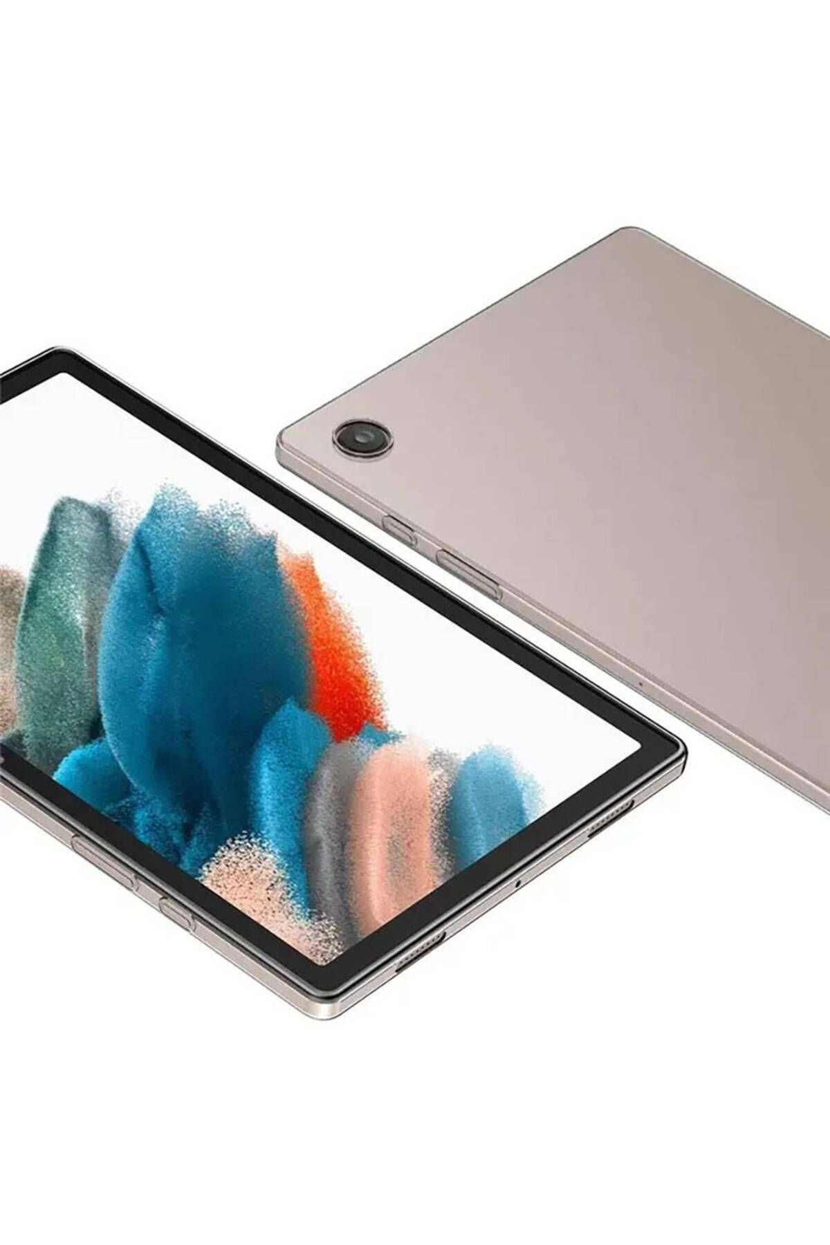 Galaxy Tab A9 Kılıf  Uyumlu Zore Tablet Süper Silikon Kapak-Renksiz