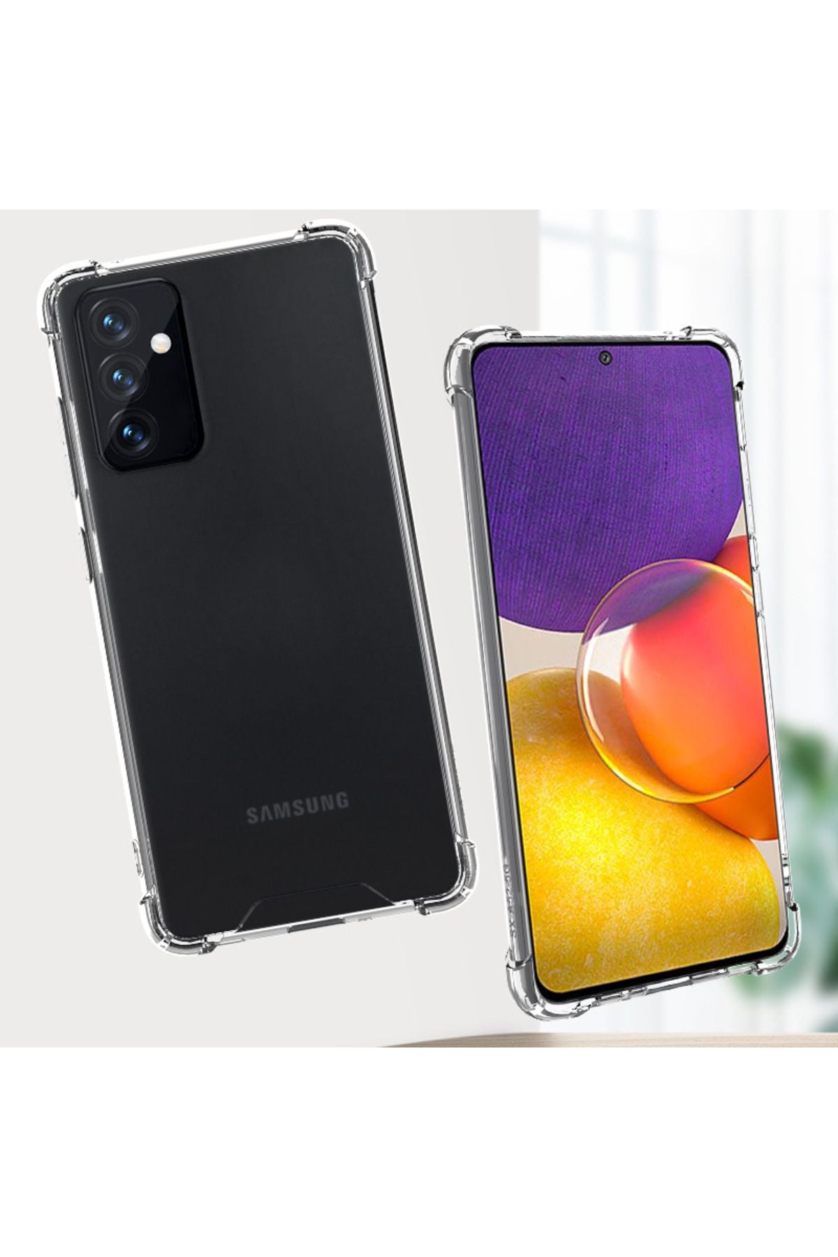 Galaxy A54 Kılıf TUVA Nitro Anti Shock Silikon - Renksiz