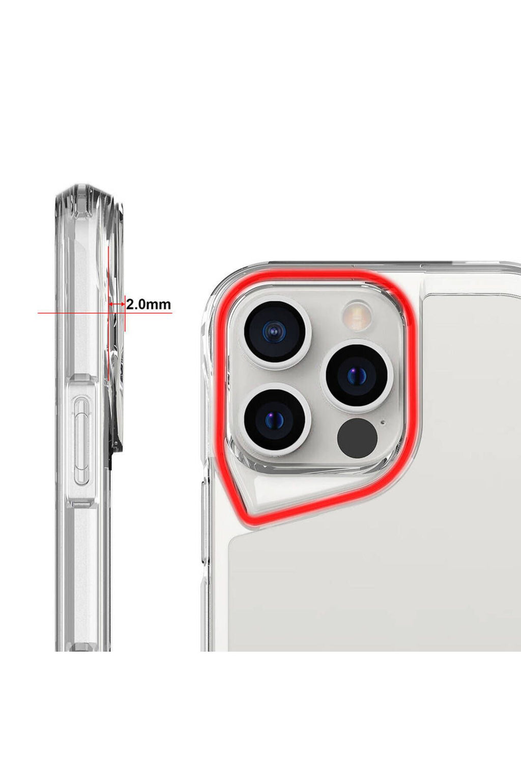 iPhone 16 Pro Kılıf Zore T-Max Kapak - Şeffaf