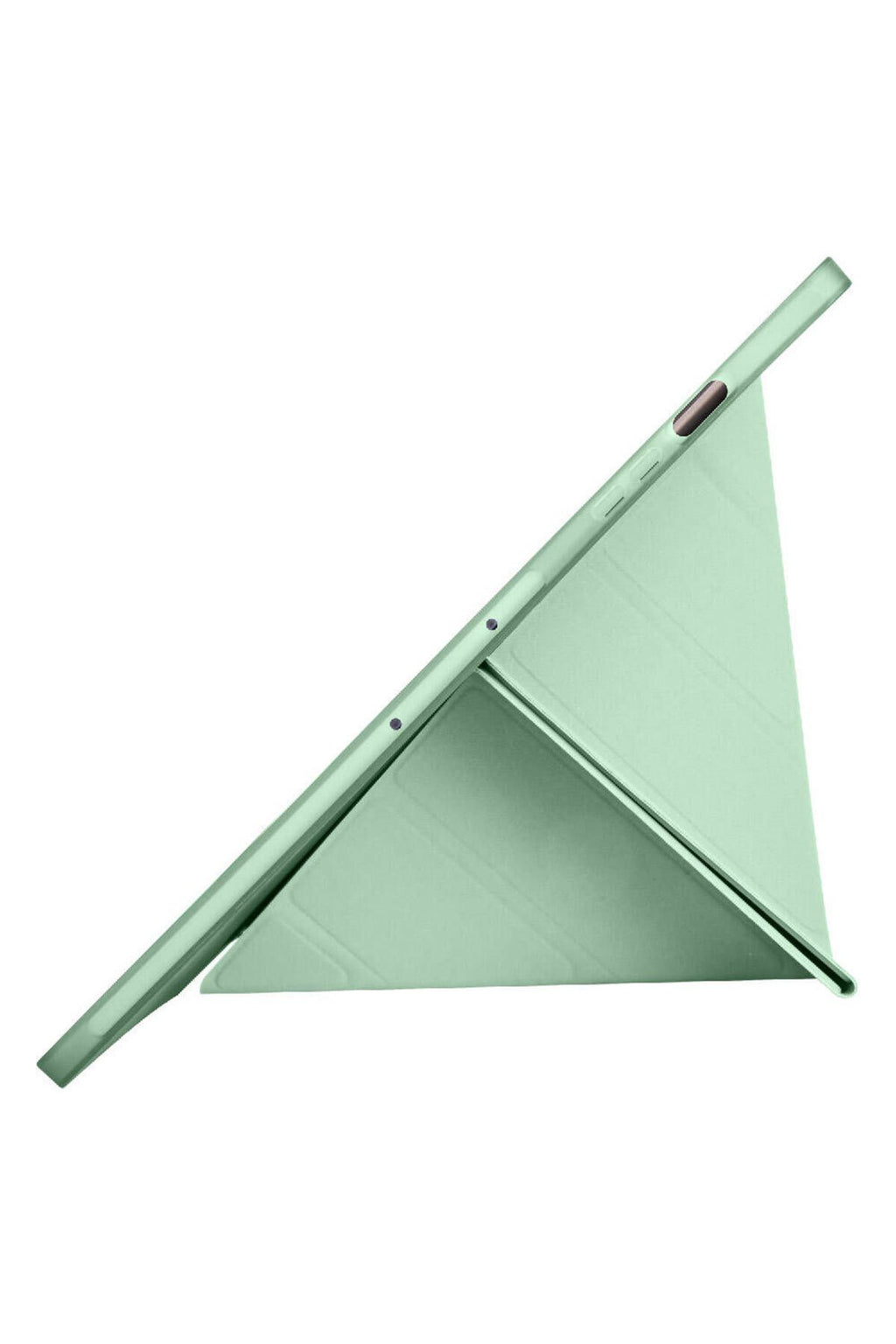 Galaxy Tab S9 Plus Kılıf  Uyumlu Zore Tri Folding Kalem Bölmeli Standlı Kılıf-Mor