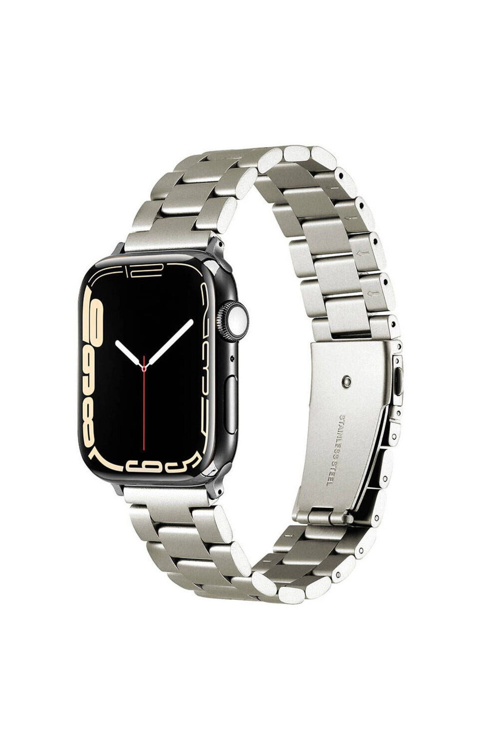 Watch 7 41mm Uyumlu KRD-93 Metal Zore Kordon-Titanyum