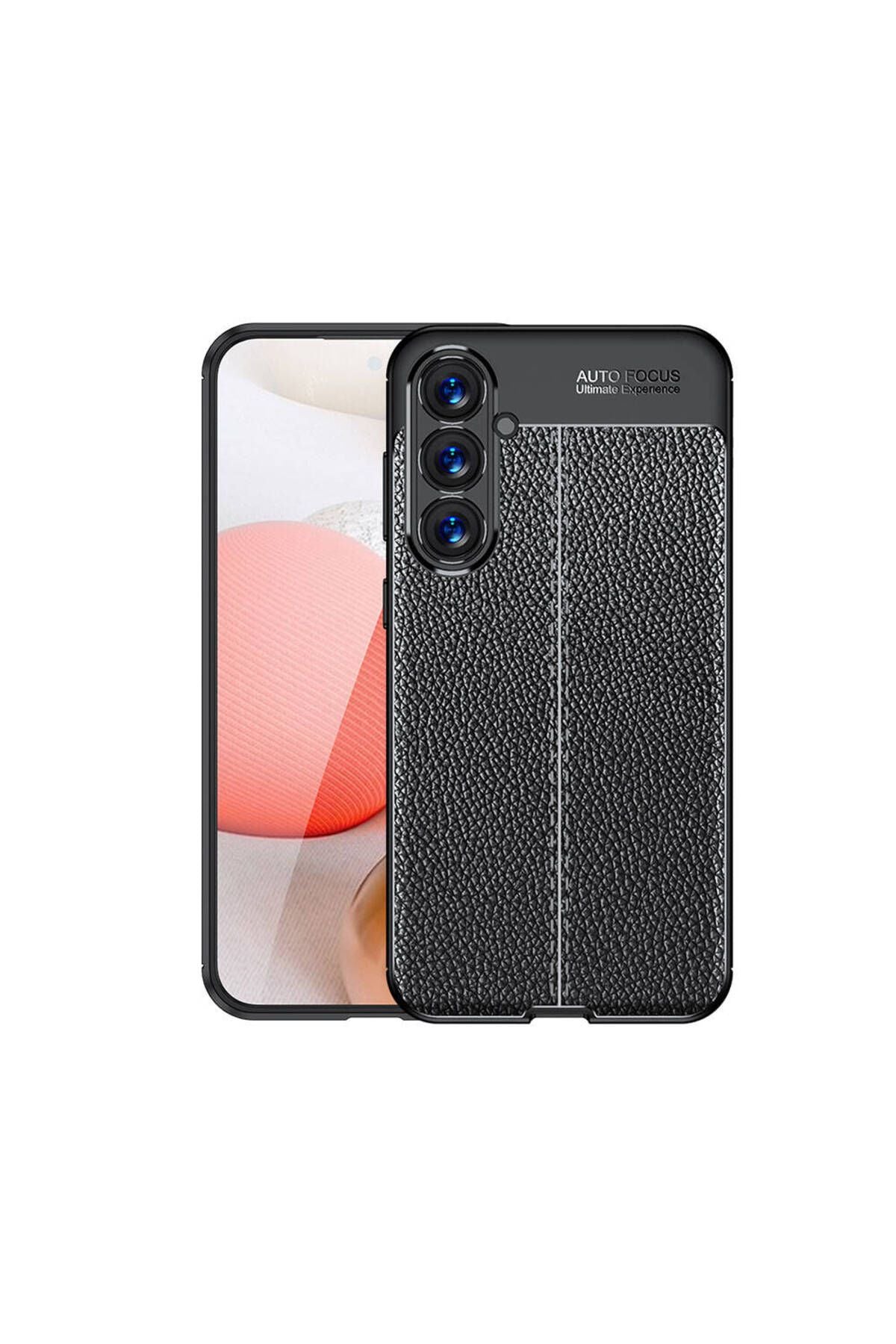 Galaxy S23 FE Uyumlu CSK Zore Niss Silikon Kılıf-Siyah