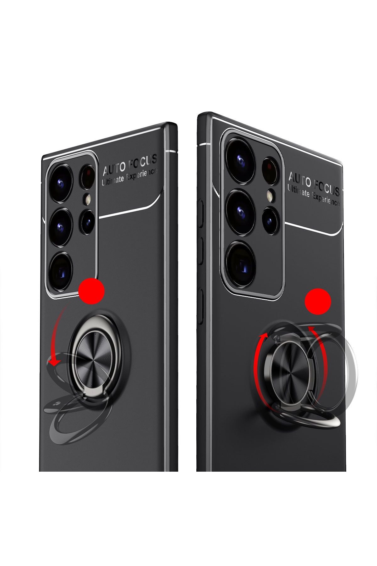 Galaxy S23 Ultra Uyumlu Zore Ravel Silikon Kılıf-Siyah-Mavi