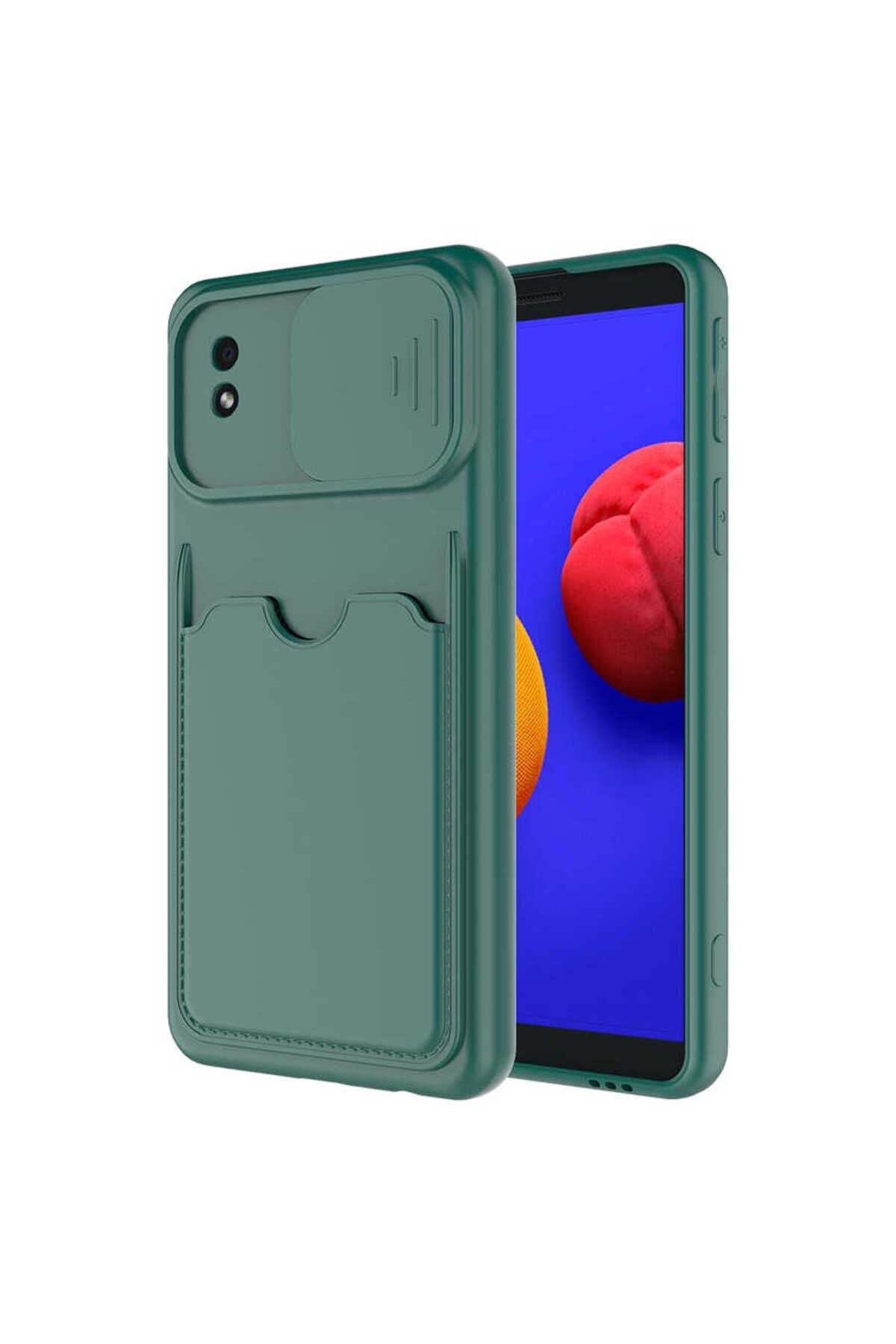 Galaxy A01 Core Kılıf Zore Kartix Kapak - Koyu Mor