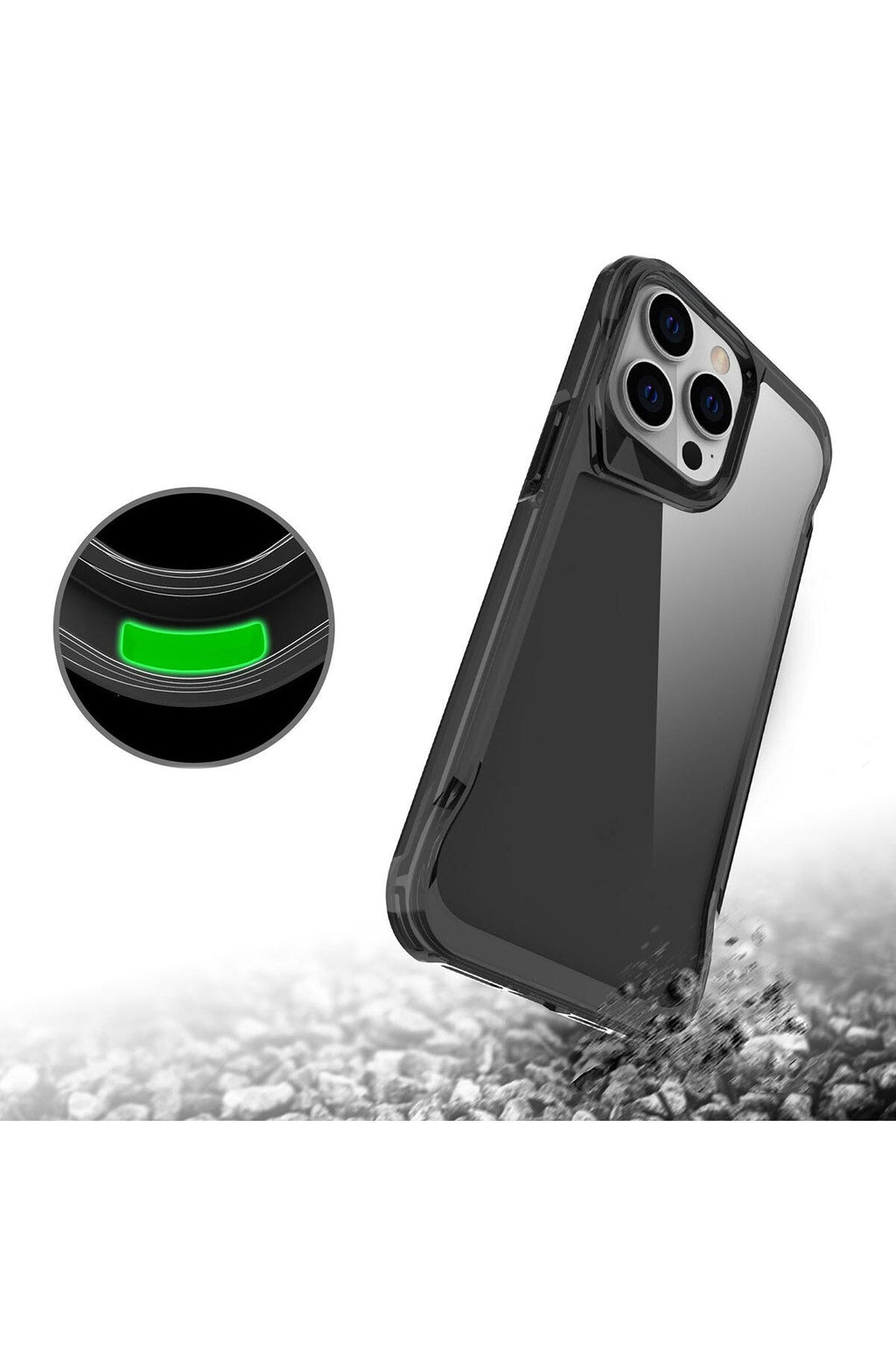 iPhone 15 Pro Uyumlu Zore T-Max Kılıf-Renksiz