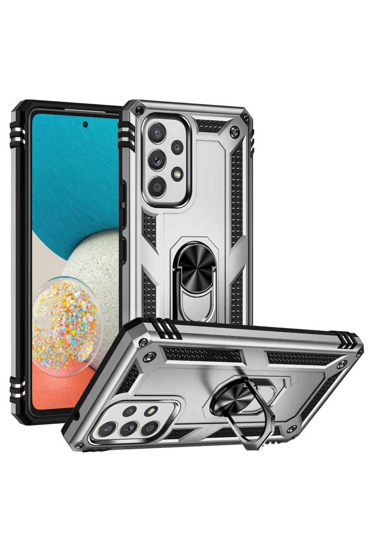 Galaxy A53 5G Kılıf Zore Vega Kapak - Gri