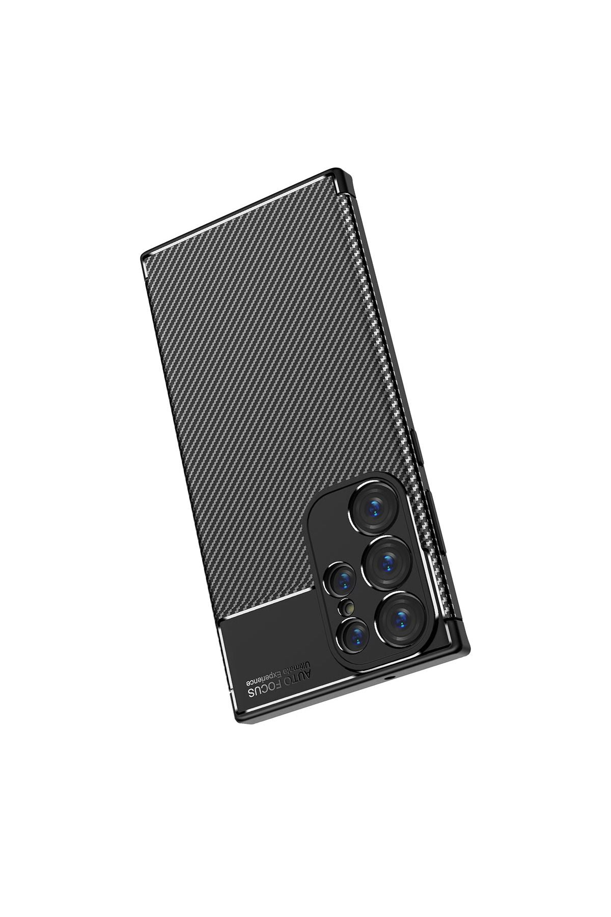 Galaxy S23 Ultra Uyumlu Zore Negro Silikon Kılıf-Lacivert