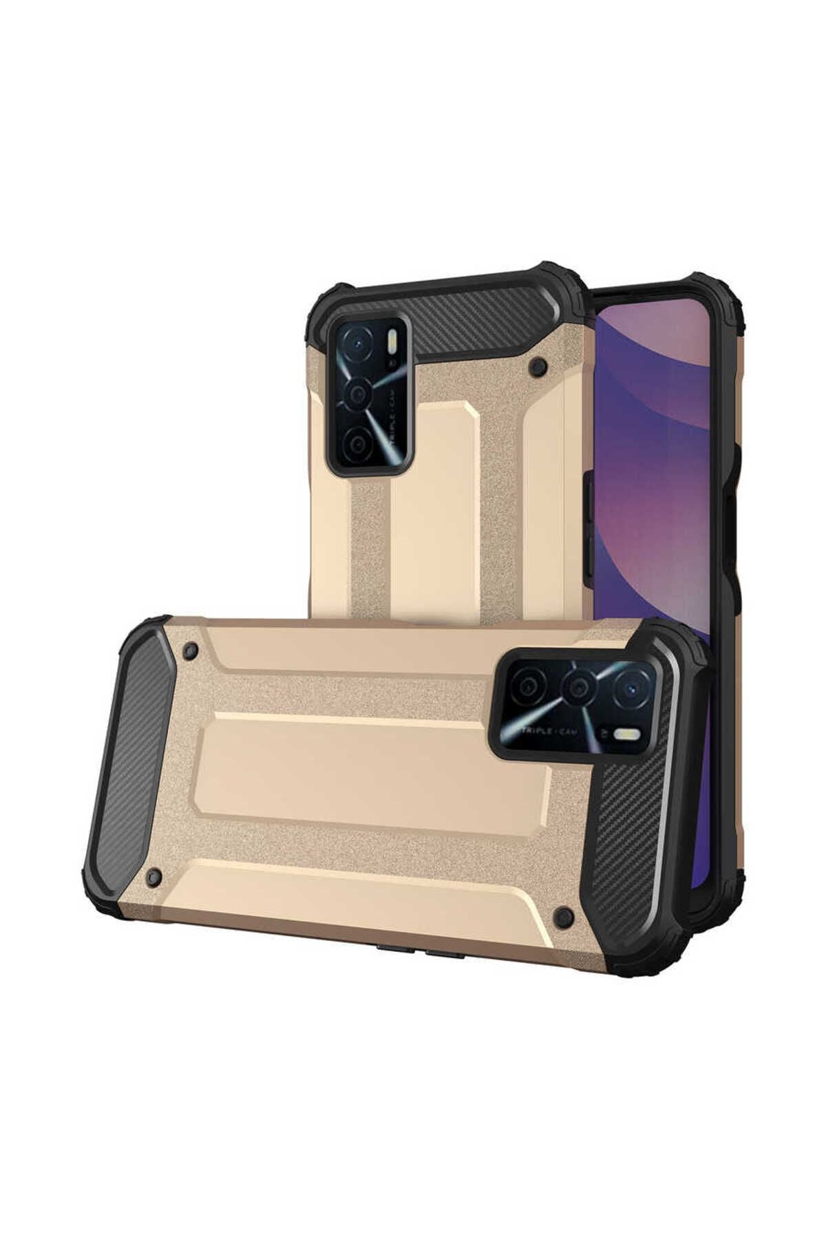 A16 Kılıf Zore Crash Silikon Kapak - Rose Gold
