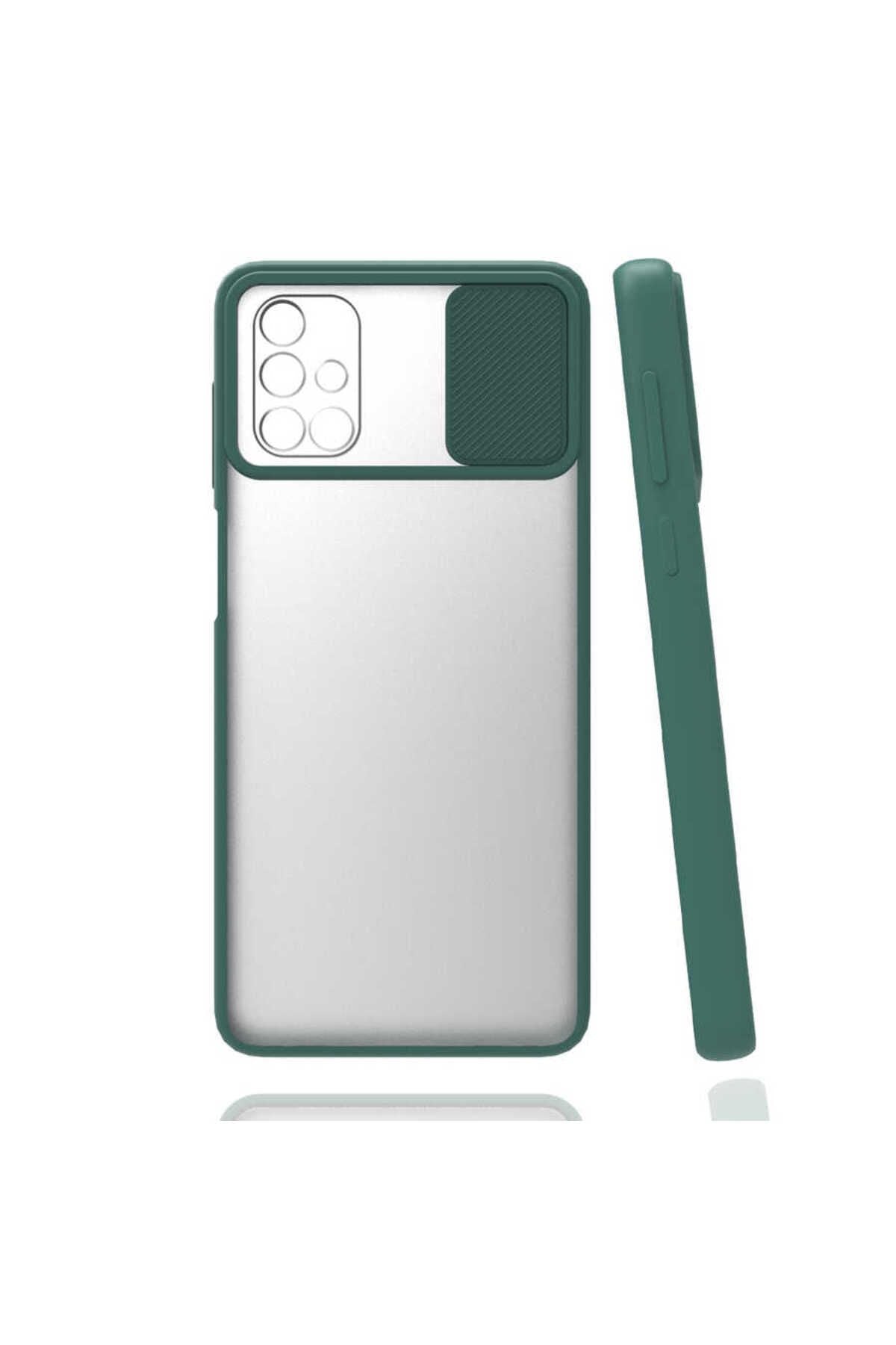 Galaxy A71 Kılıf SVL Lensi Kapak - Koyu Yeşil