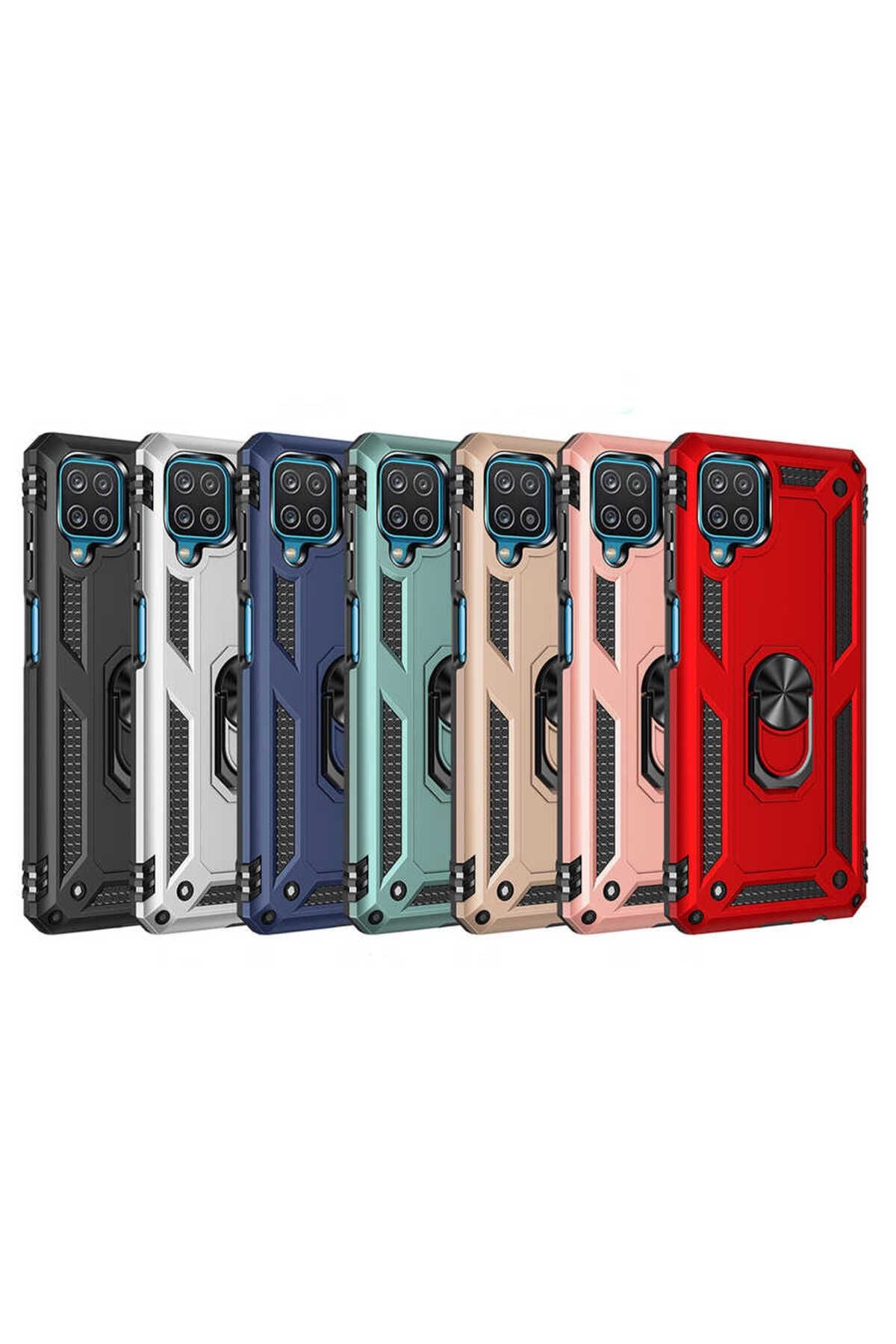 Galaxy A22 4G Kılıf Zore Vega Kapak - Siyah