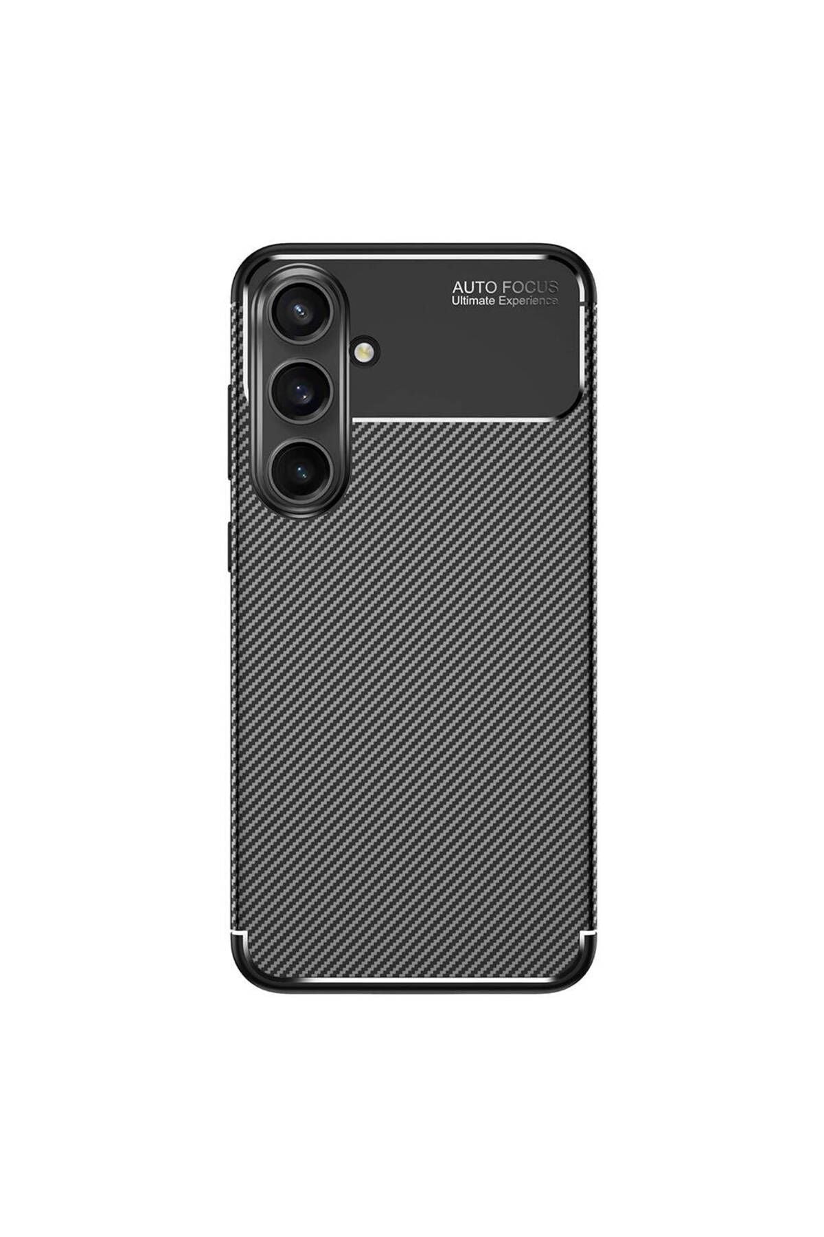 Galaxy S24 FE Kılıf Zore Negro Silikon Kapak - Lacivert