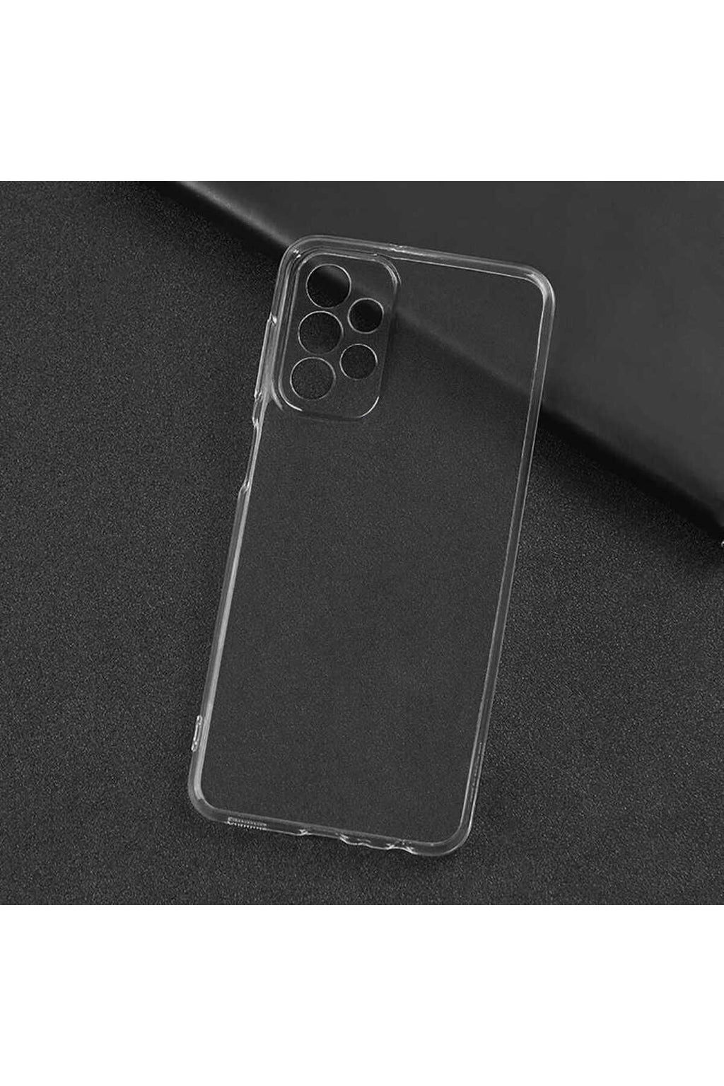 Galaxy A23 Kılıf Zore Süper Silikon Kapak - Renksiz