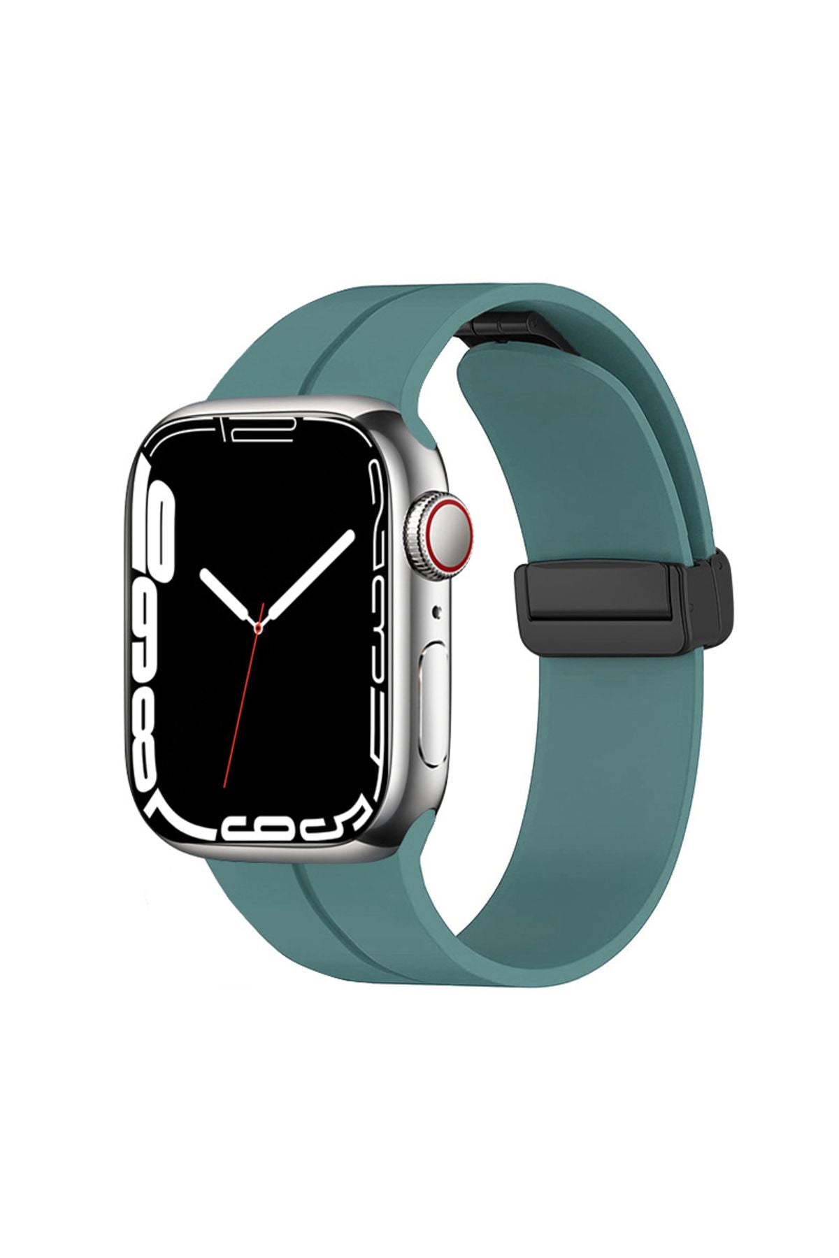 Watch Ultra 49mm Uyumlu KRD-84 Uyumlu Zore Kordon-Koyu Yeşil