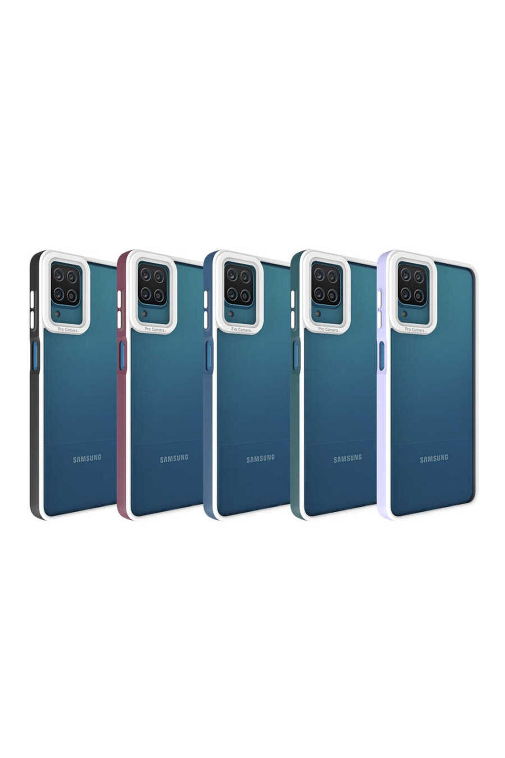 Galaxy A12 Kılıf Zore Mima Kapak - Lacivert