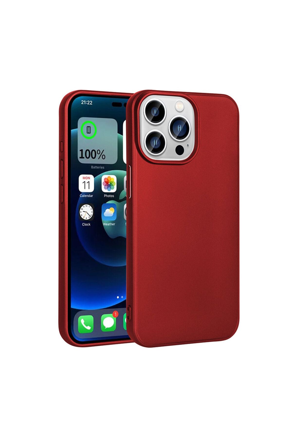 iPhone 15 Pro Max Uyumlu Zore Premier Silikon Kılıf-Derin Mor