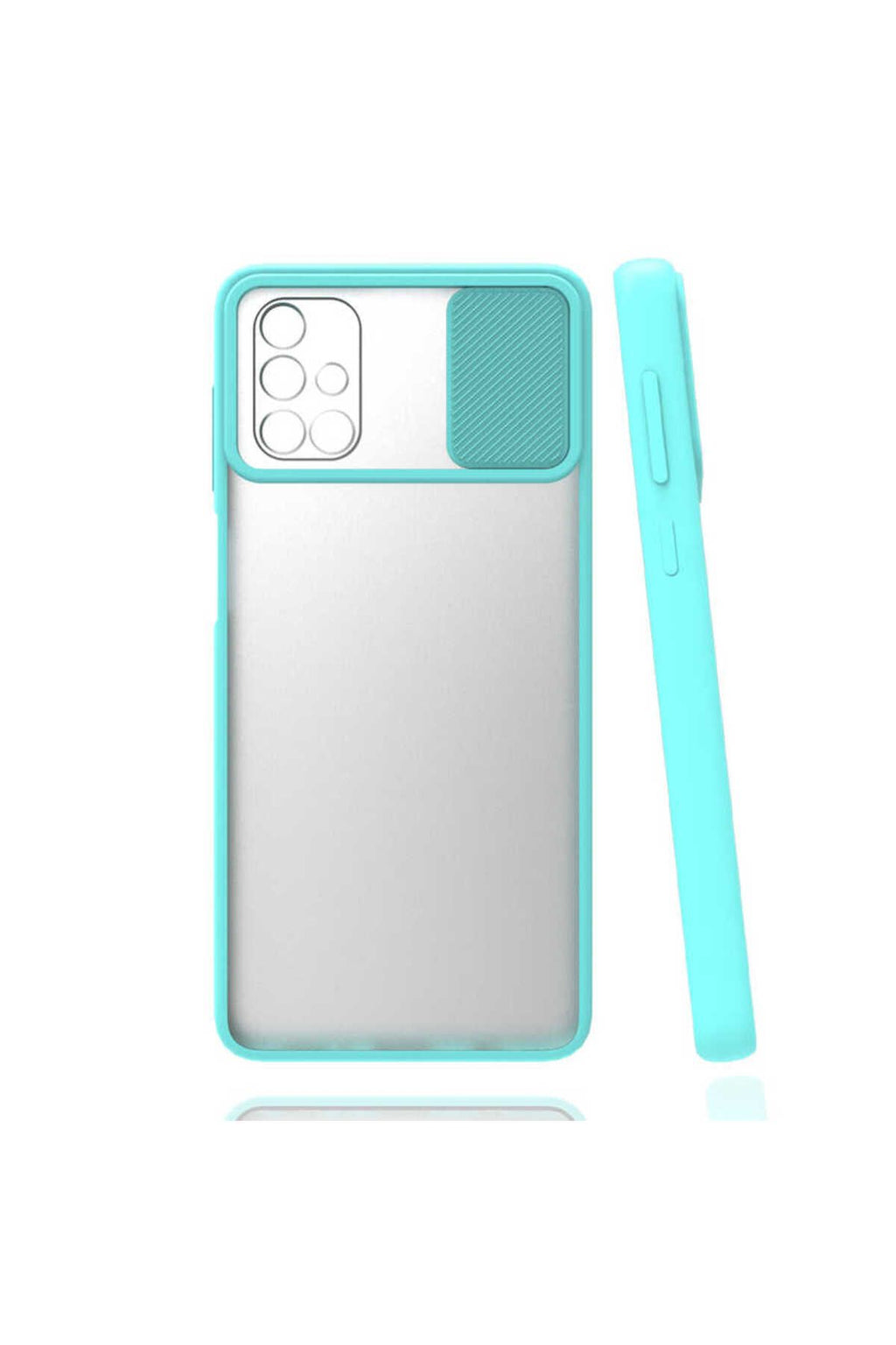 Galaxy A51 Kılıf Zore Lensi Kapak - Sarı