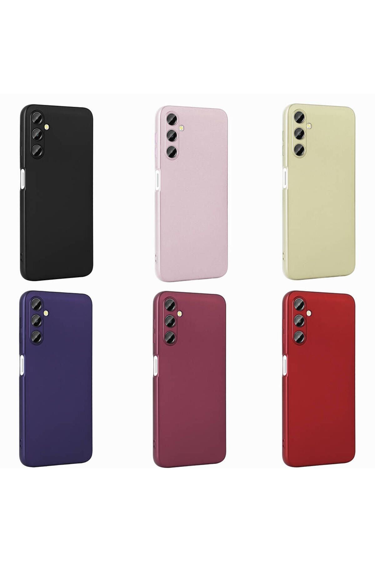 Galaxy A25 Kılıf Zore Premier Silikon Kapak - Saks Mavi