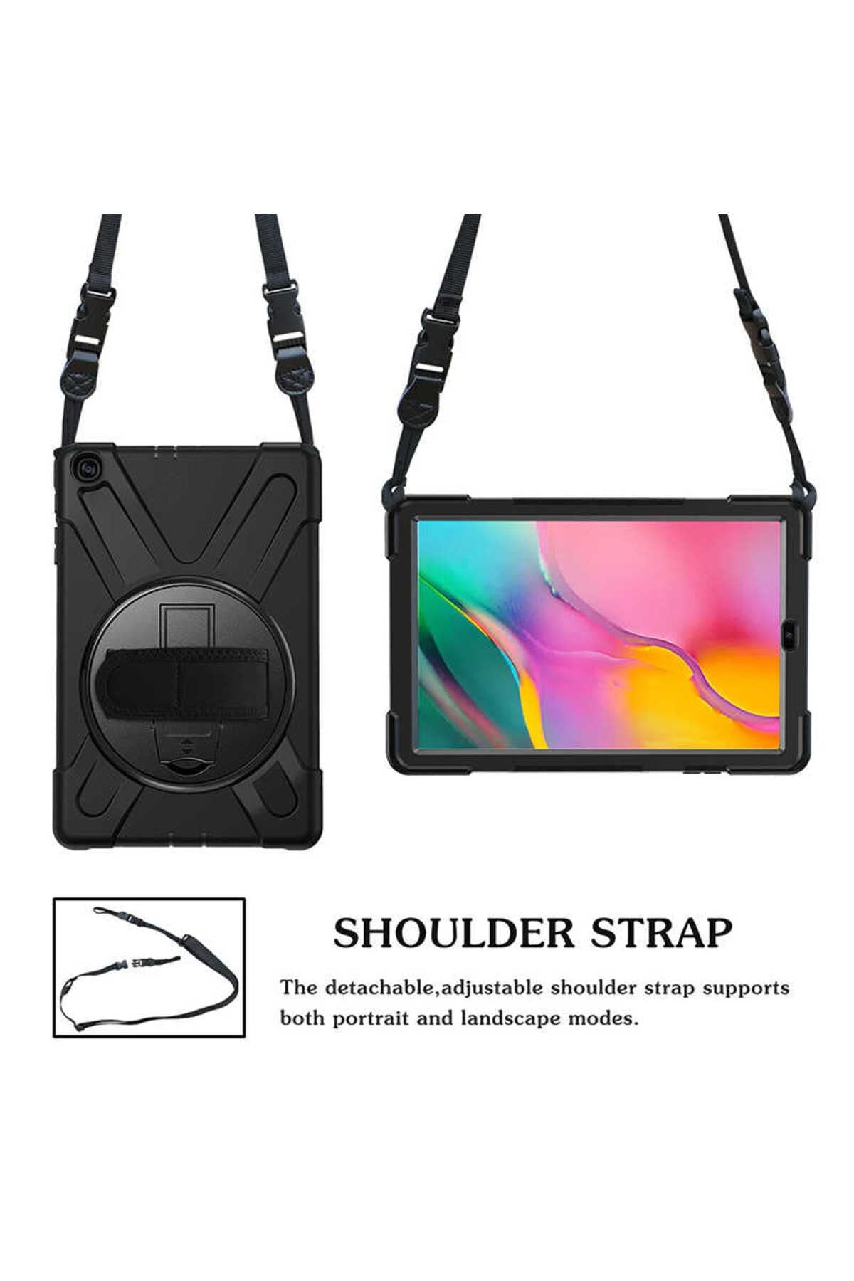 iPad Mini 4 Zore Defender Tablet Silikon - Siyah
