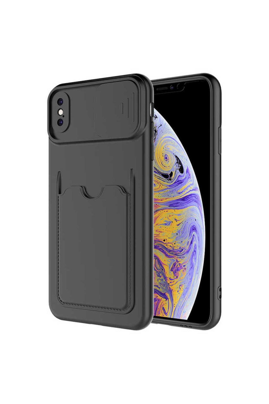 iPhone XS 5.8 Kılıf Zore Kartix Kapak - Kırmızı