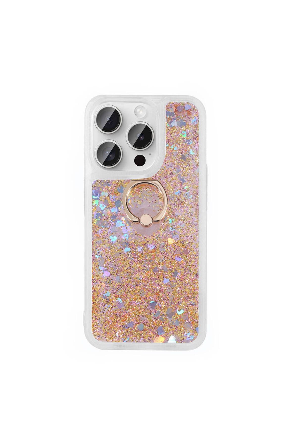 iPhone 15 Pro Uyumlu Zore Milce Kılıf-Gold