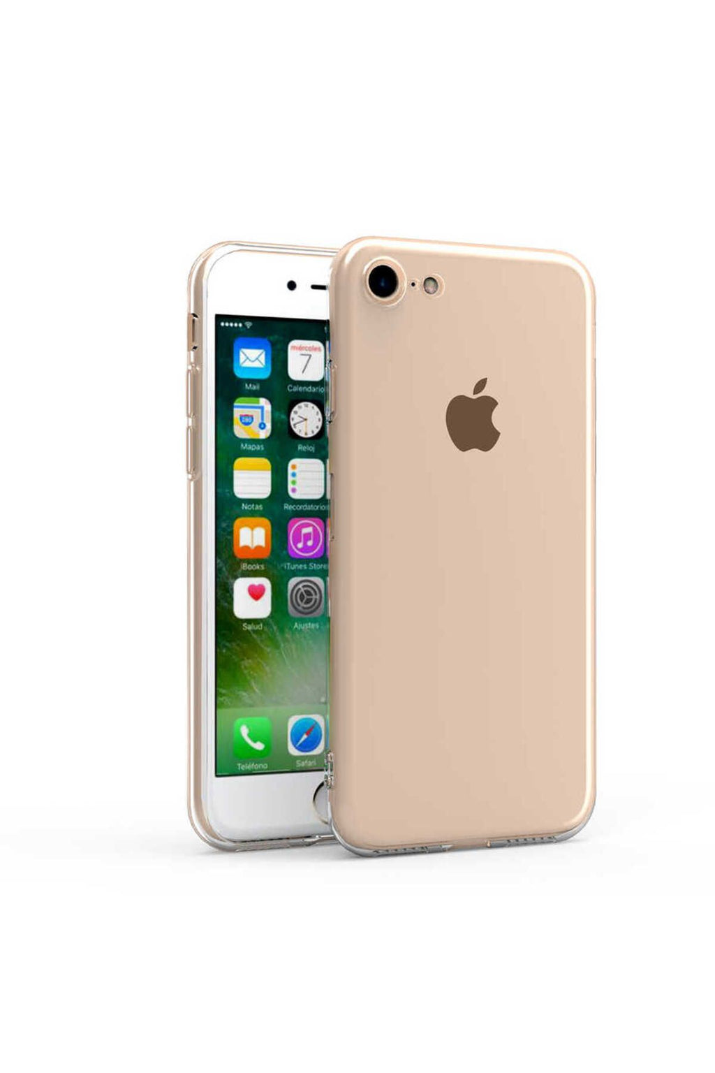 iPhone 8 Kılıf Zore Kamera Korumalı Süper Silikon Kapak - Renksiz