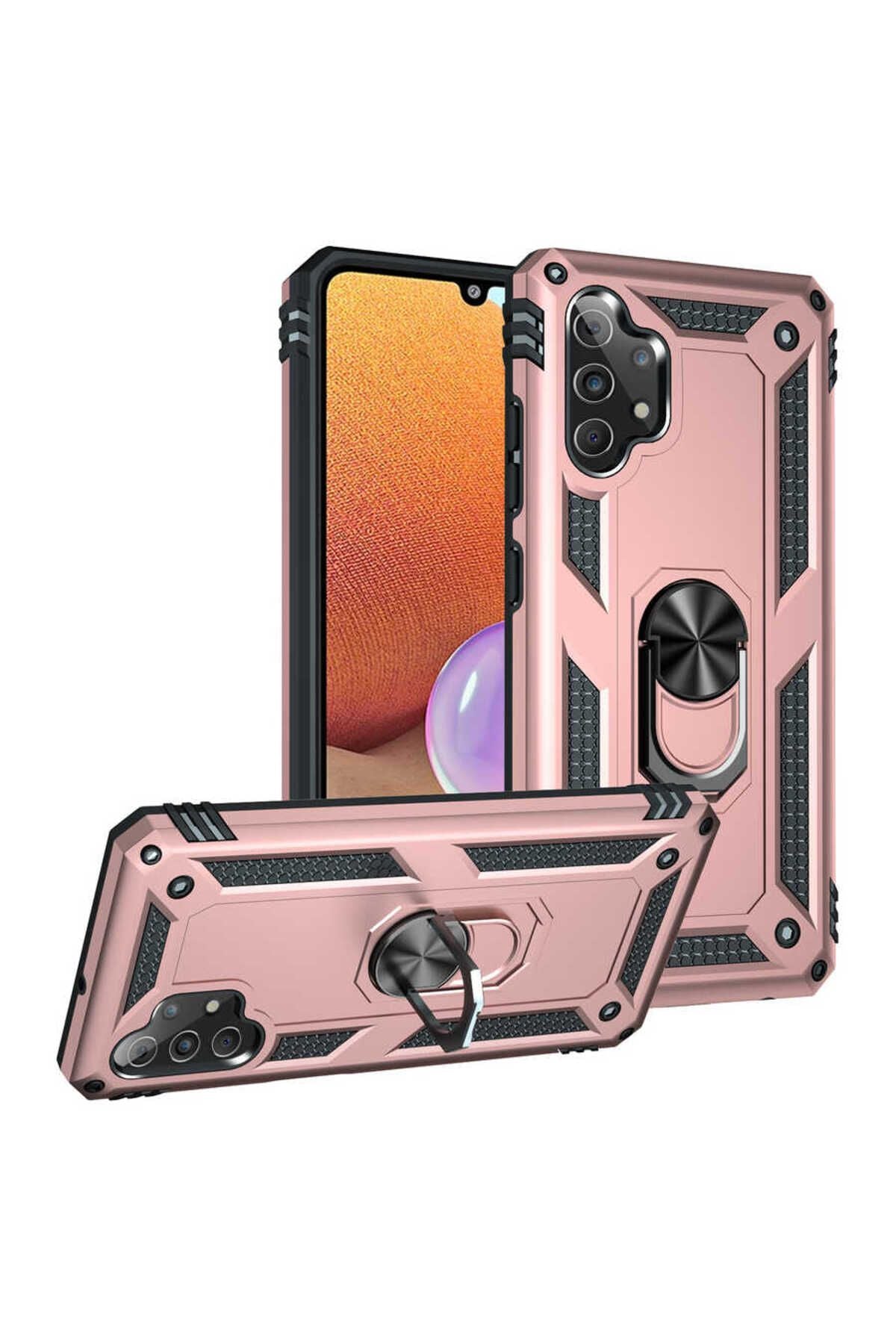 Galaxy A32 4G Kılıf Zore Vega Kapak - Kırmızı