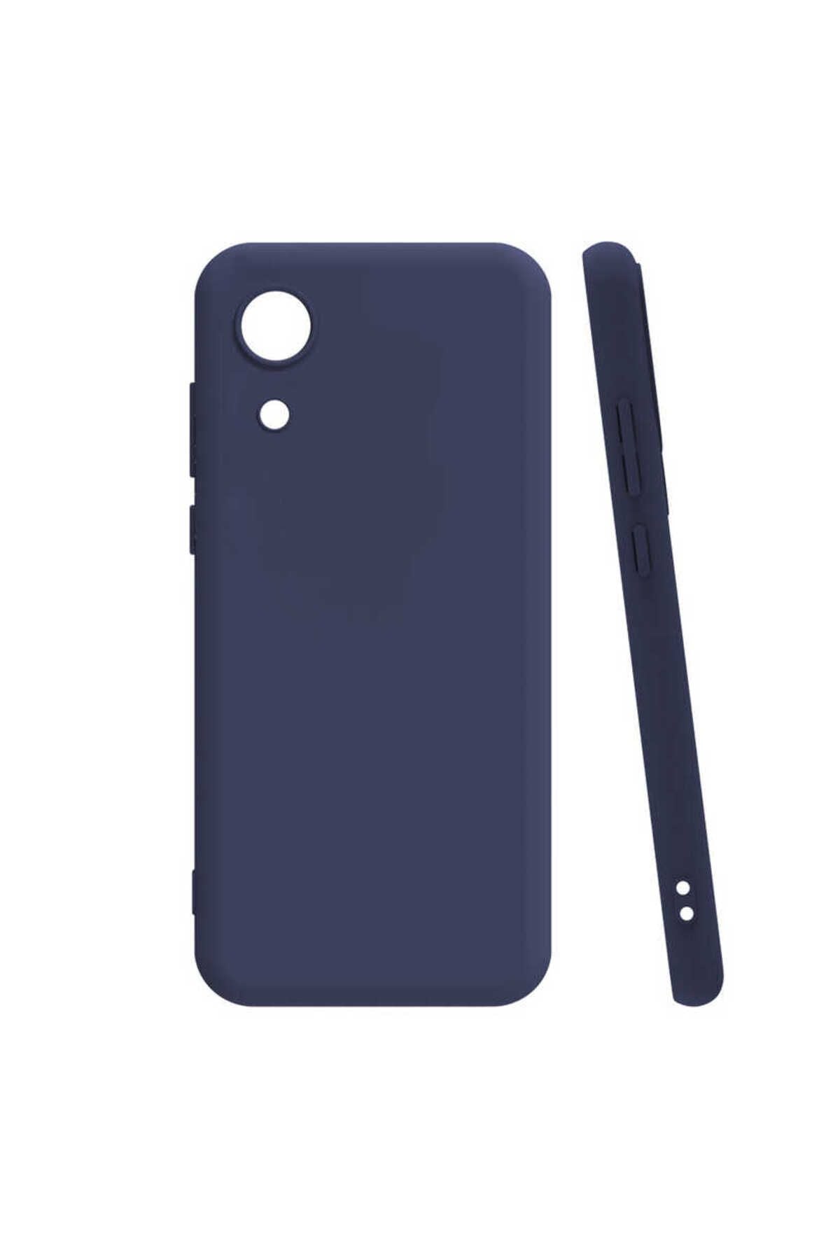 Galaxy A03 Core Kılıf Zore Biye Silikon - Siyah