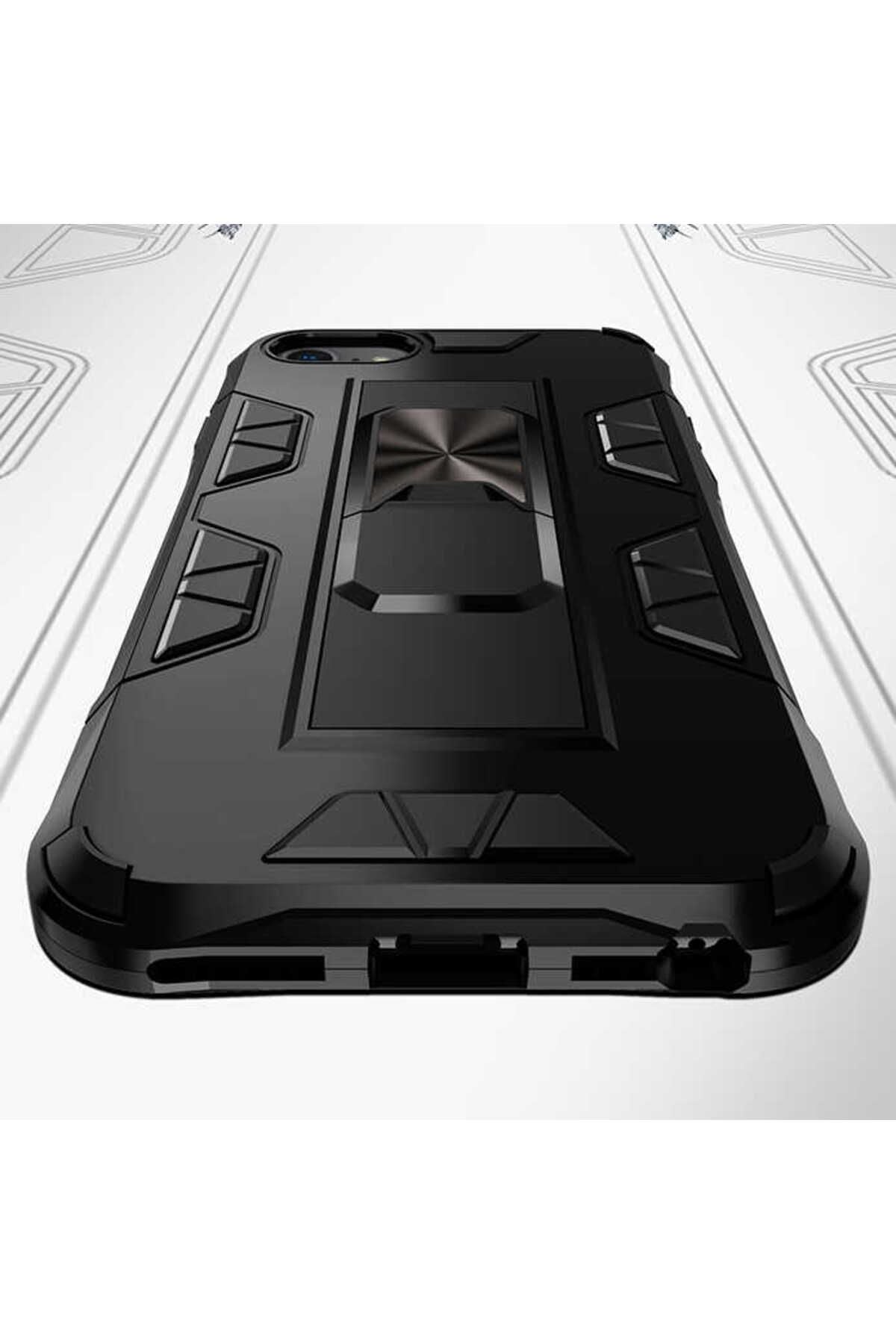 iPhone SE 2022 Kılıf Zore Volve Kapak - Gold