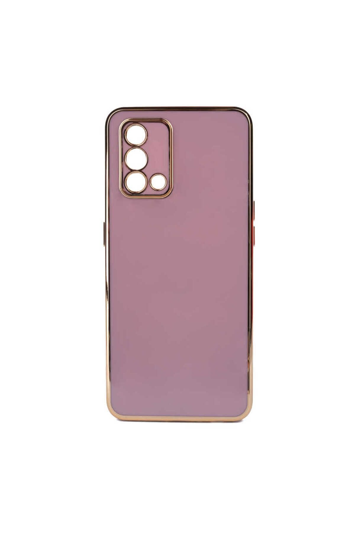 A74 4G Kılıf Zore Bark Kapak - Rose Gold