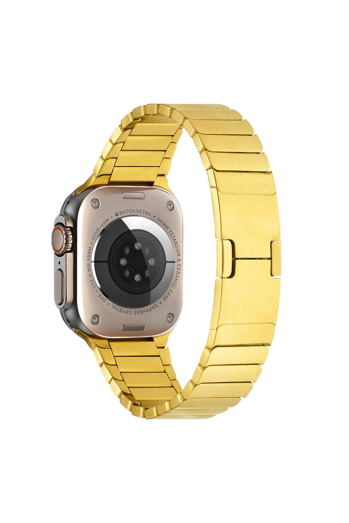 Watch Ultra 49mm Uyumlu KRD-82 Metal Zore Kordon-Siyah