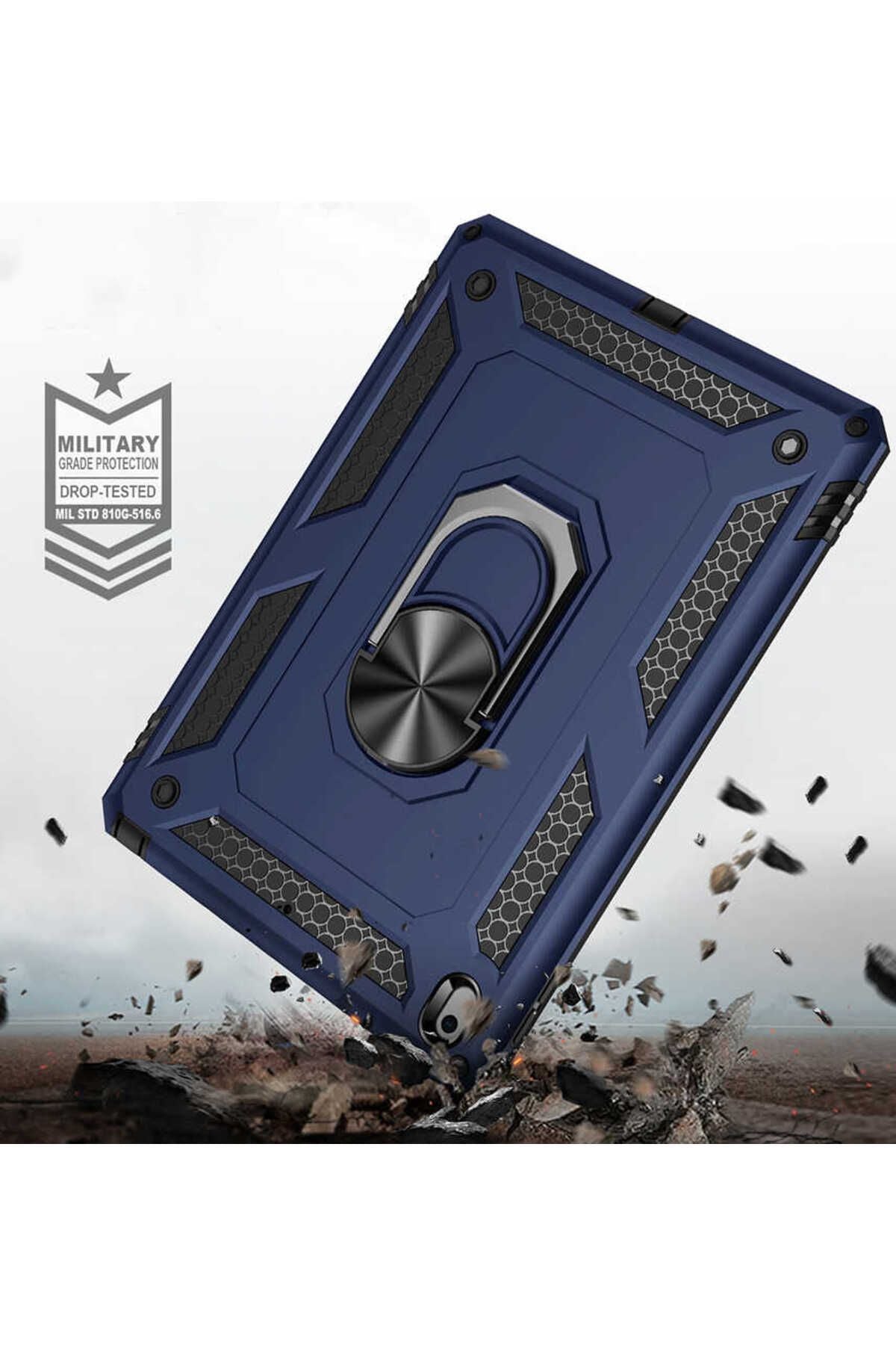 iPad 10.2 (8.Nesil) - Uyumlu Uyumlu Zore Tablet Vega Kapak-Siyah