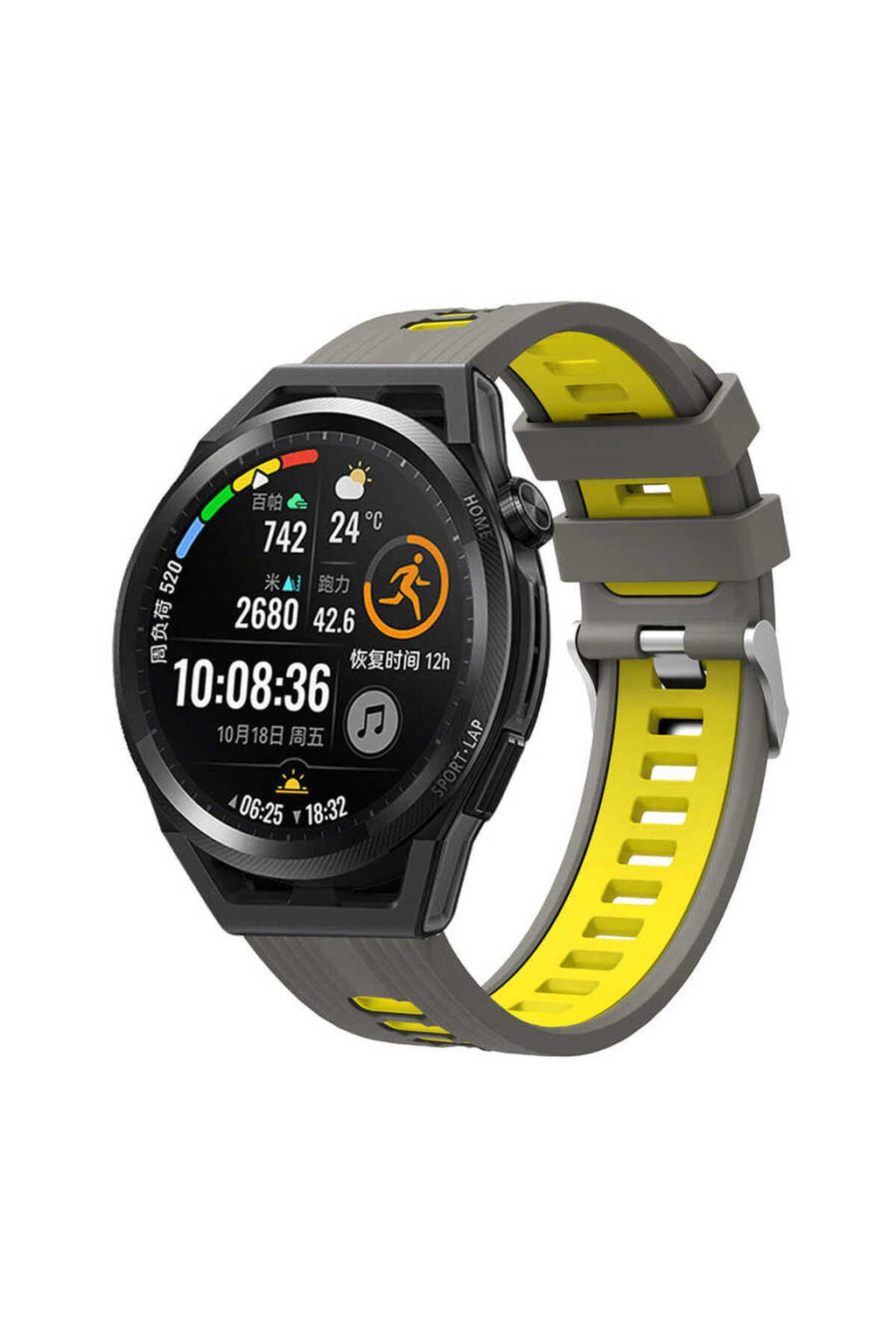 Galaxy Watch 42mm KRD-55 Uyumlu Zore Kordon-Siyah