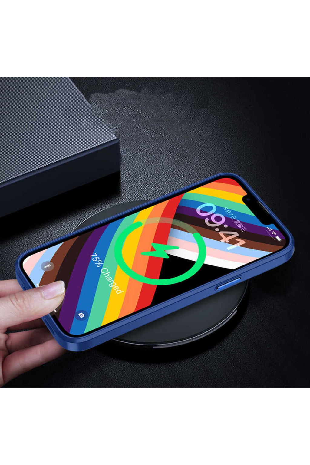 iPhone 14 Uyumlu Zore Flora Kılıf-Yeşil