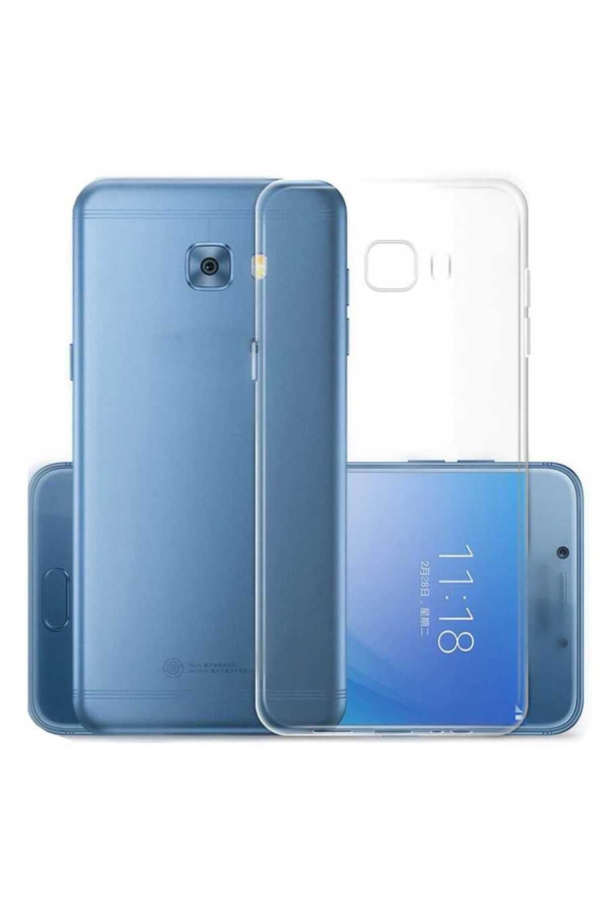 Galaxy A7 2016 Kılıf SVL Süper Silikon Kapak - Renksiz