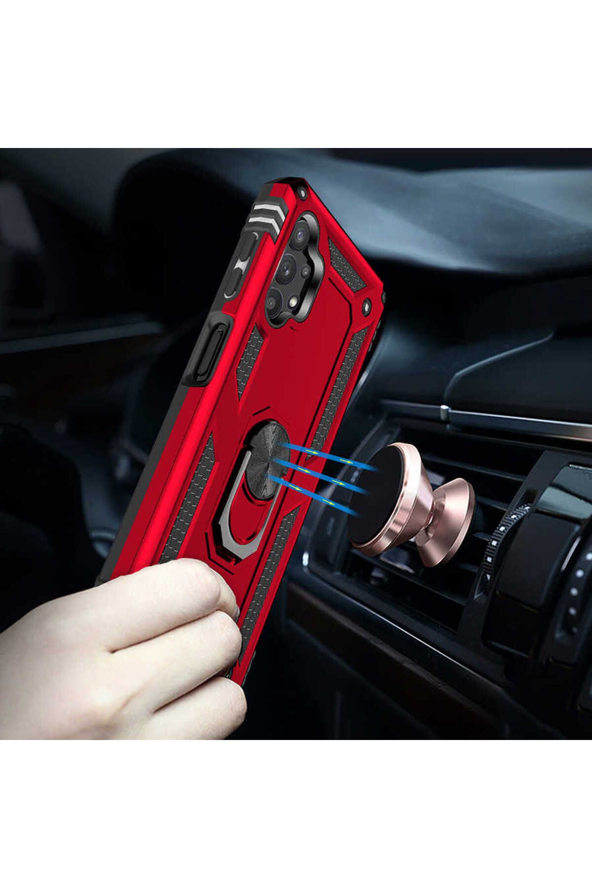 Galaxy A13 4G Kılıf Zore Vega Kapak - Gold