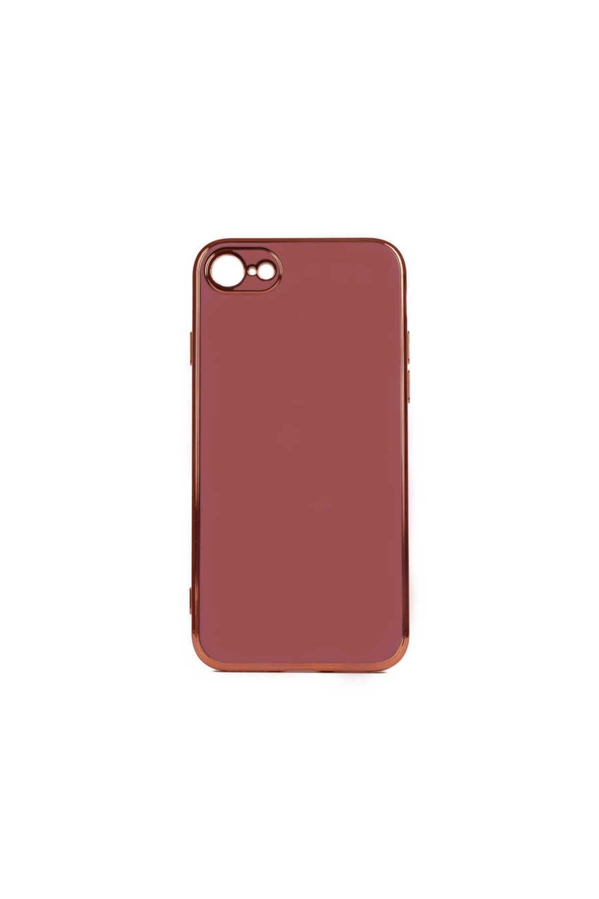 iPhone SE 2022 Uyumlu Zore Bark Kılıf-Kahverengi