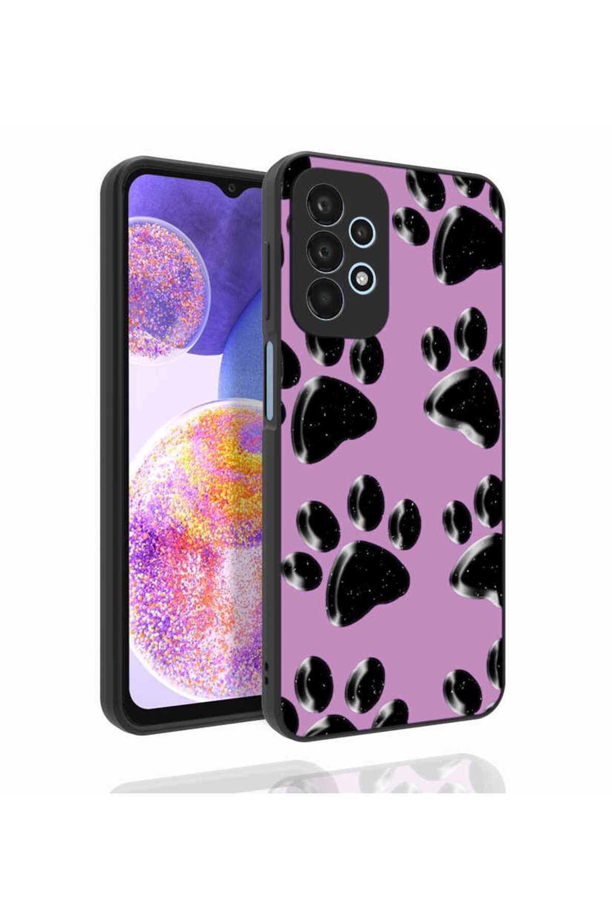 Galaxy A23 Kılıf Desenli Kamera Korumalı Parlak RNTC Nora Kapak - NO3