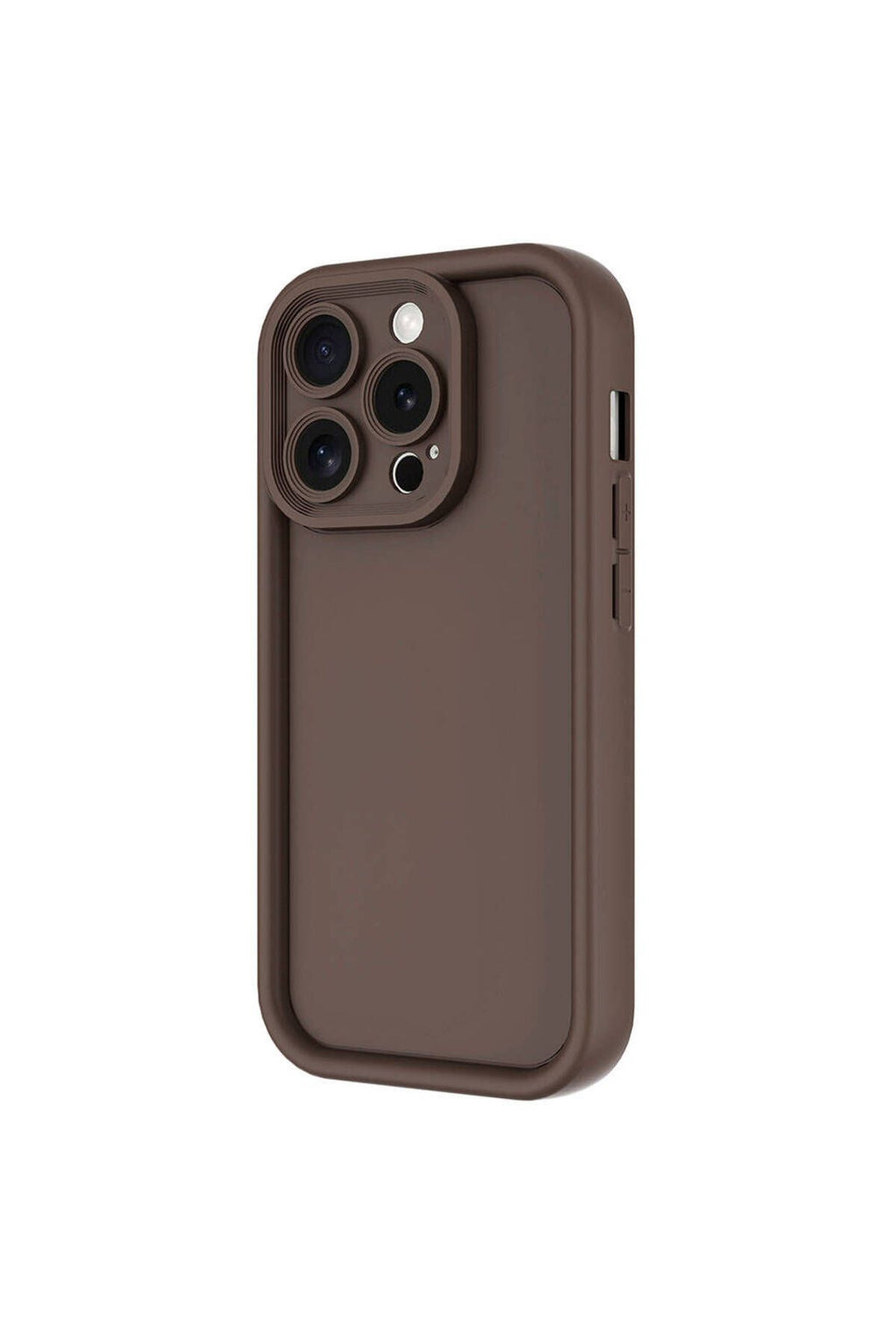 iPhone 15 Pro Max Uyumlu Lofy Kılıf Kamera Korumalı Zore Ananas Kapak-Kahverengi