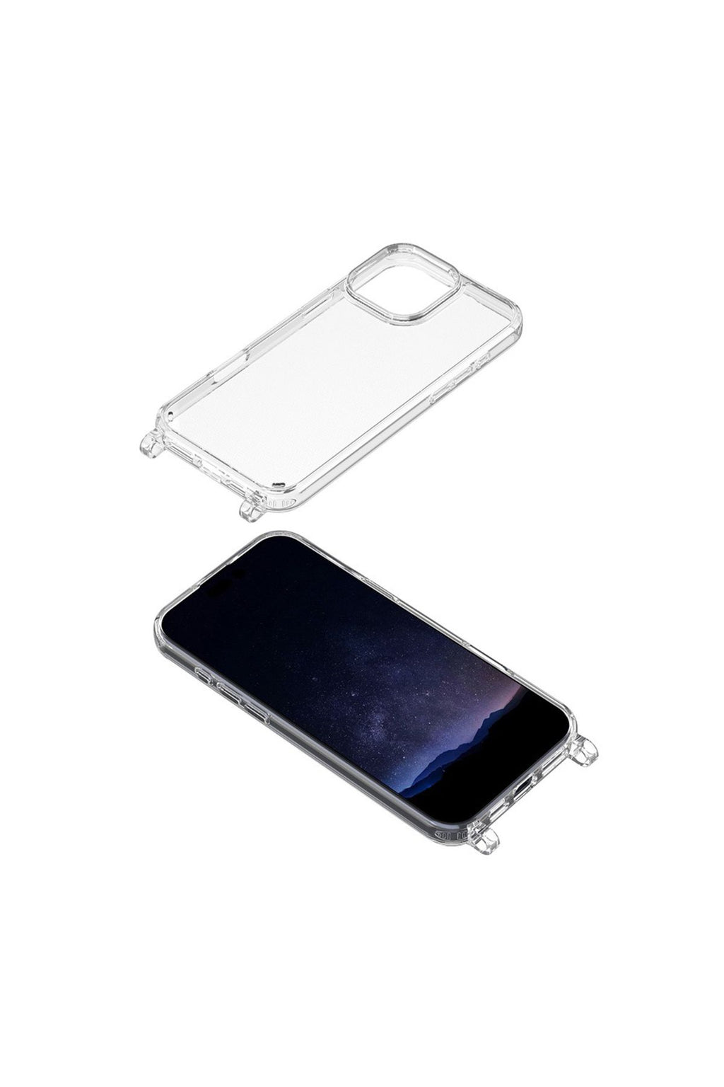 iPhone 16 Pro Max Uyumlu Kılıf Zore X-Rop Kapak-Şeffaf